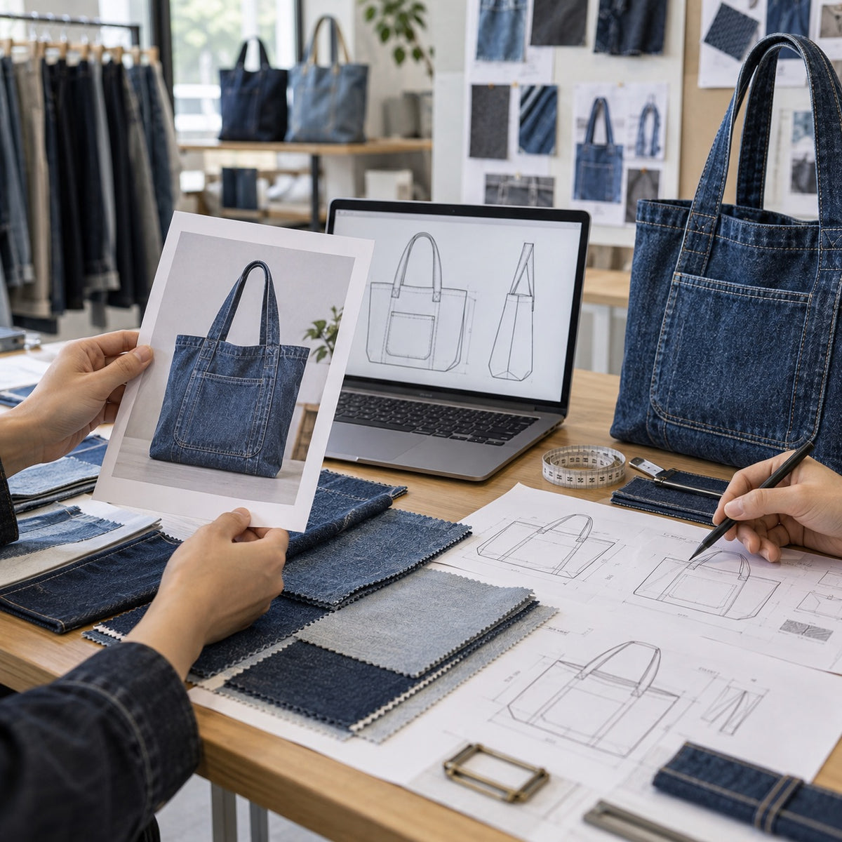 Custom tote bag manufacturing by ToteBag-Factory