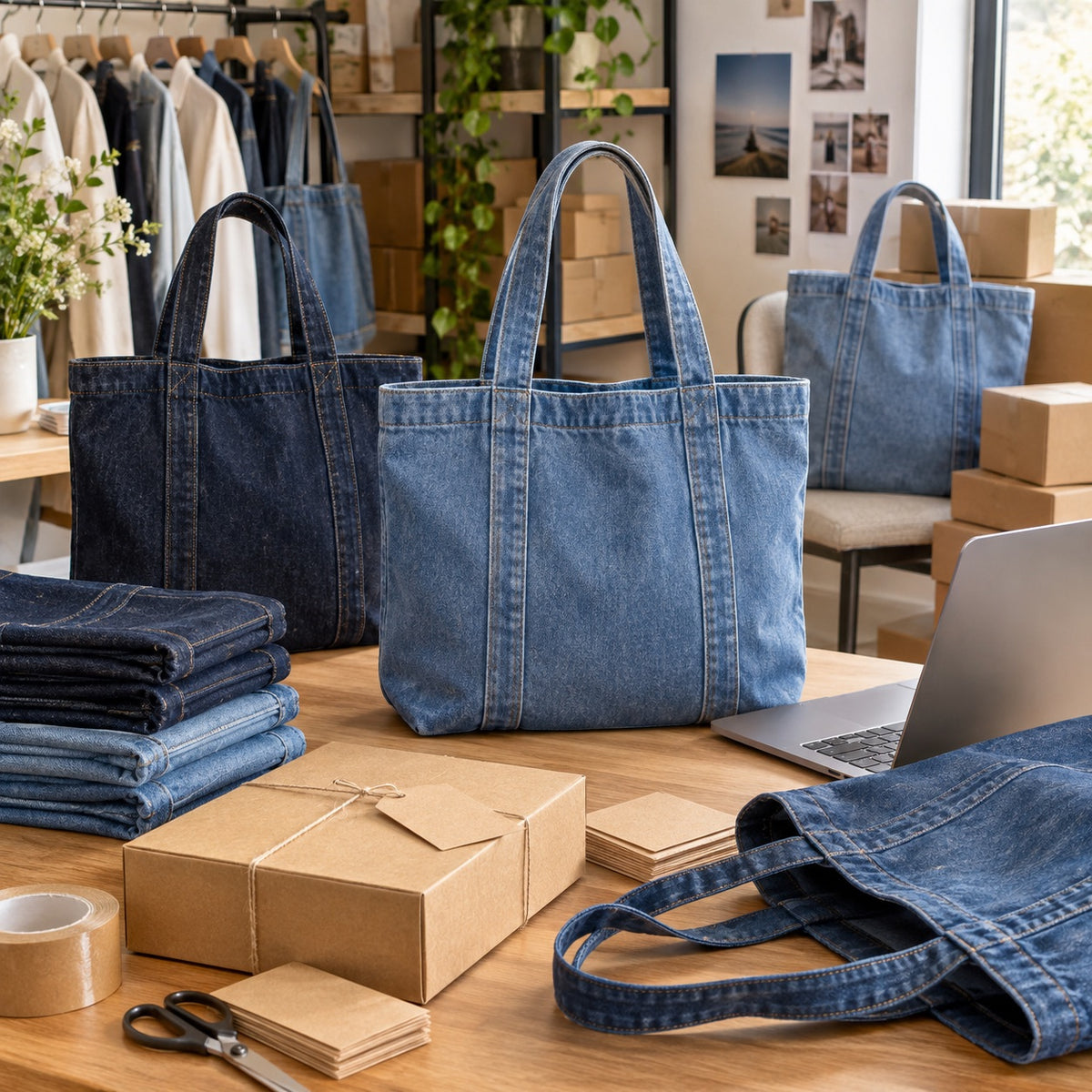 Custom tote bag manufacturing by ToteBag-Factory