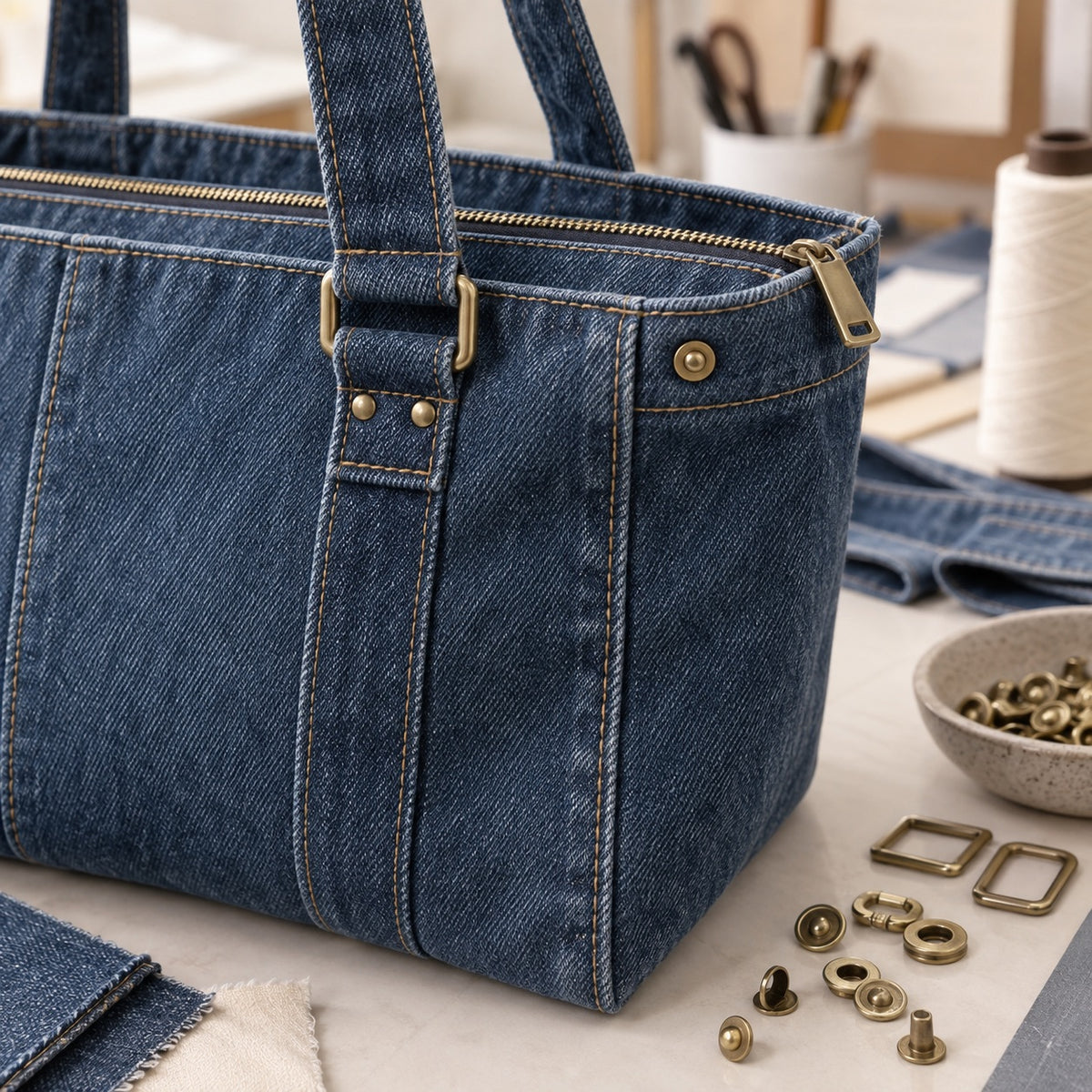 Custom tote bag manufacturing by ToteBag-Factory