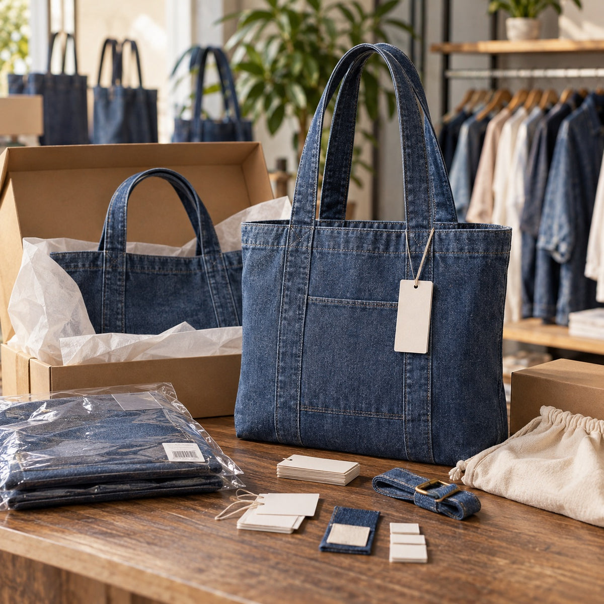 Custom tote bag manufacturing by ToteBag-Factory