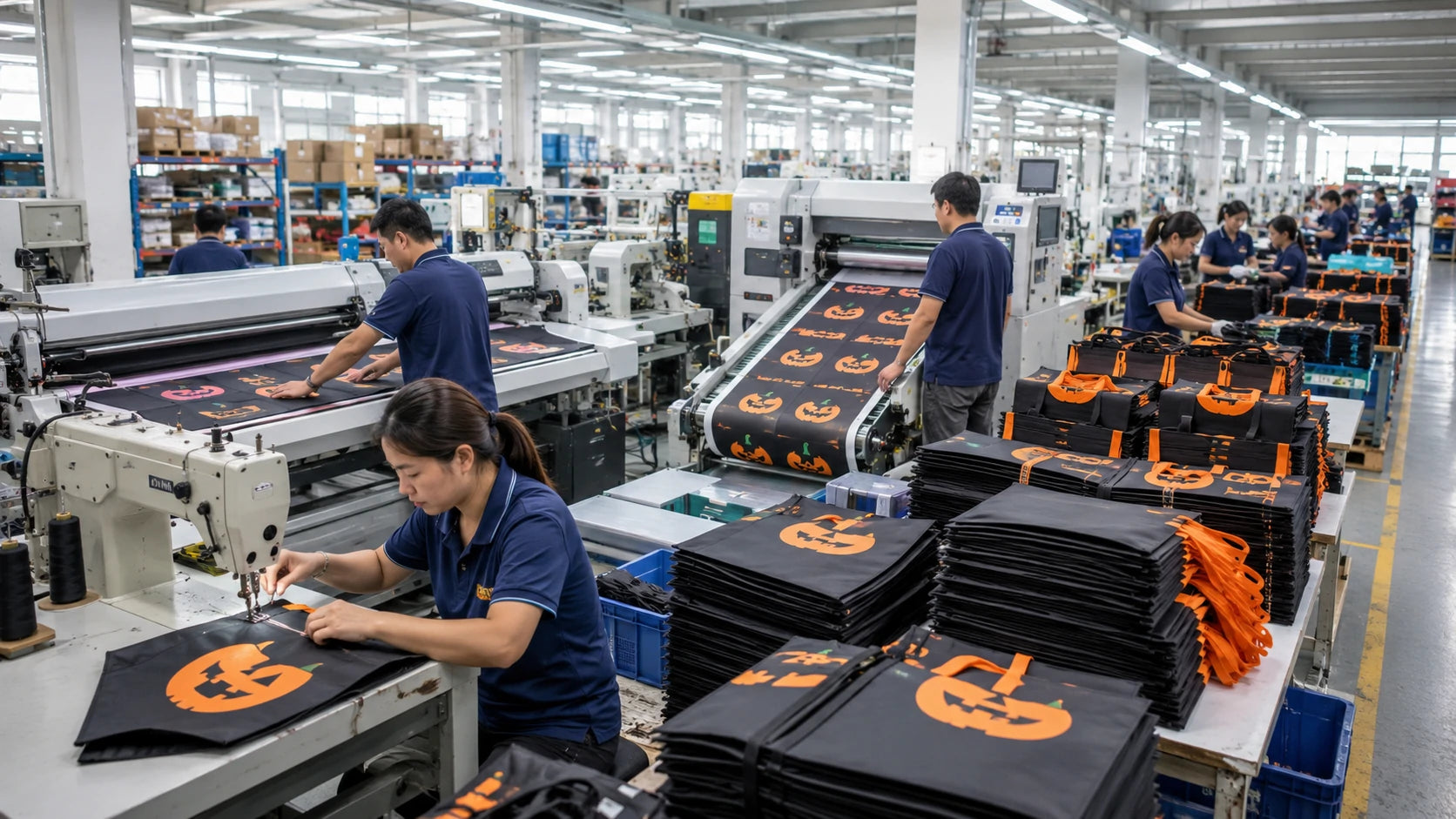 Custom tote bag manufacturing by ToteBag-Factory