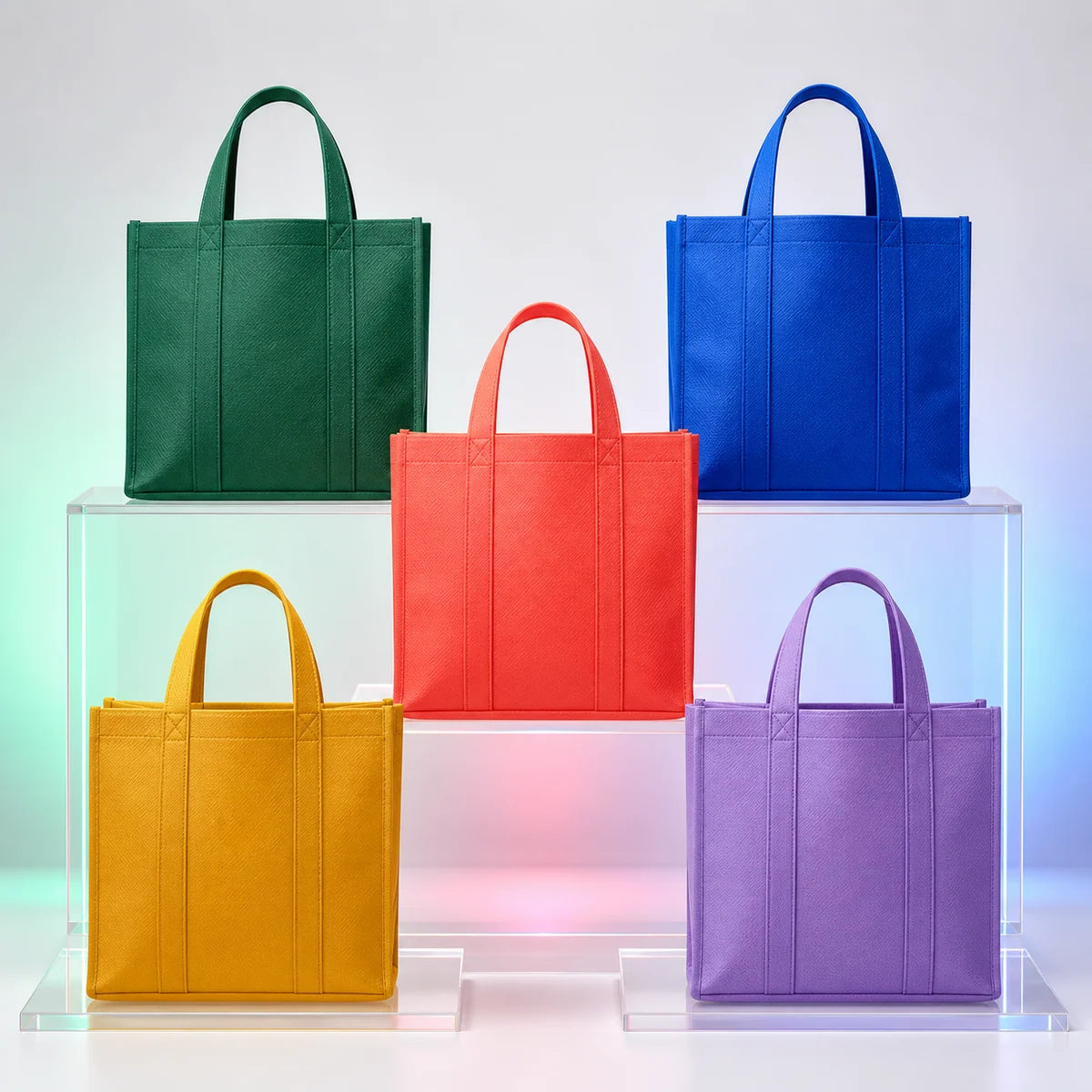 Non-woven tote colorway comparison