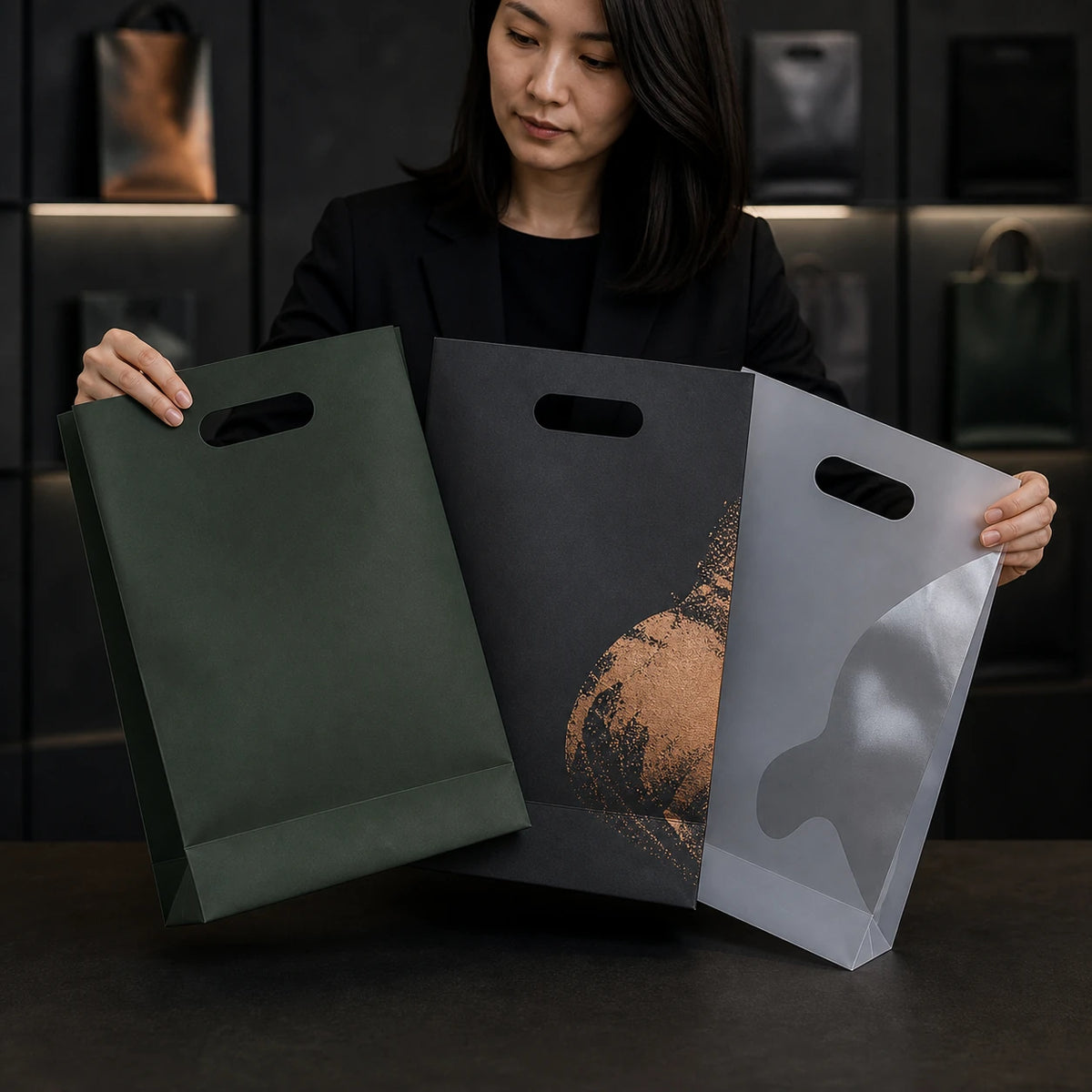 pla finish sample bags