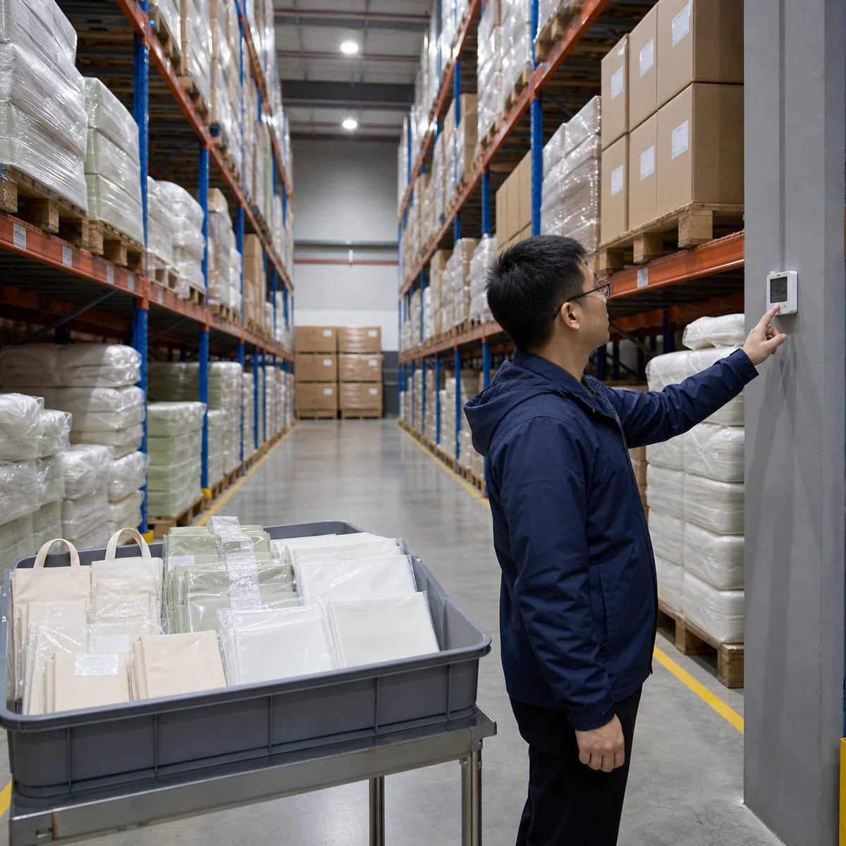 pla finished goods storage
