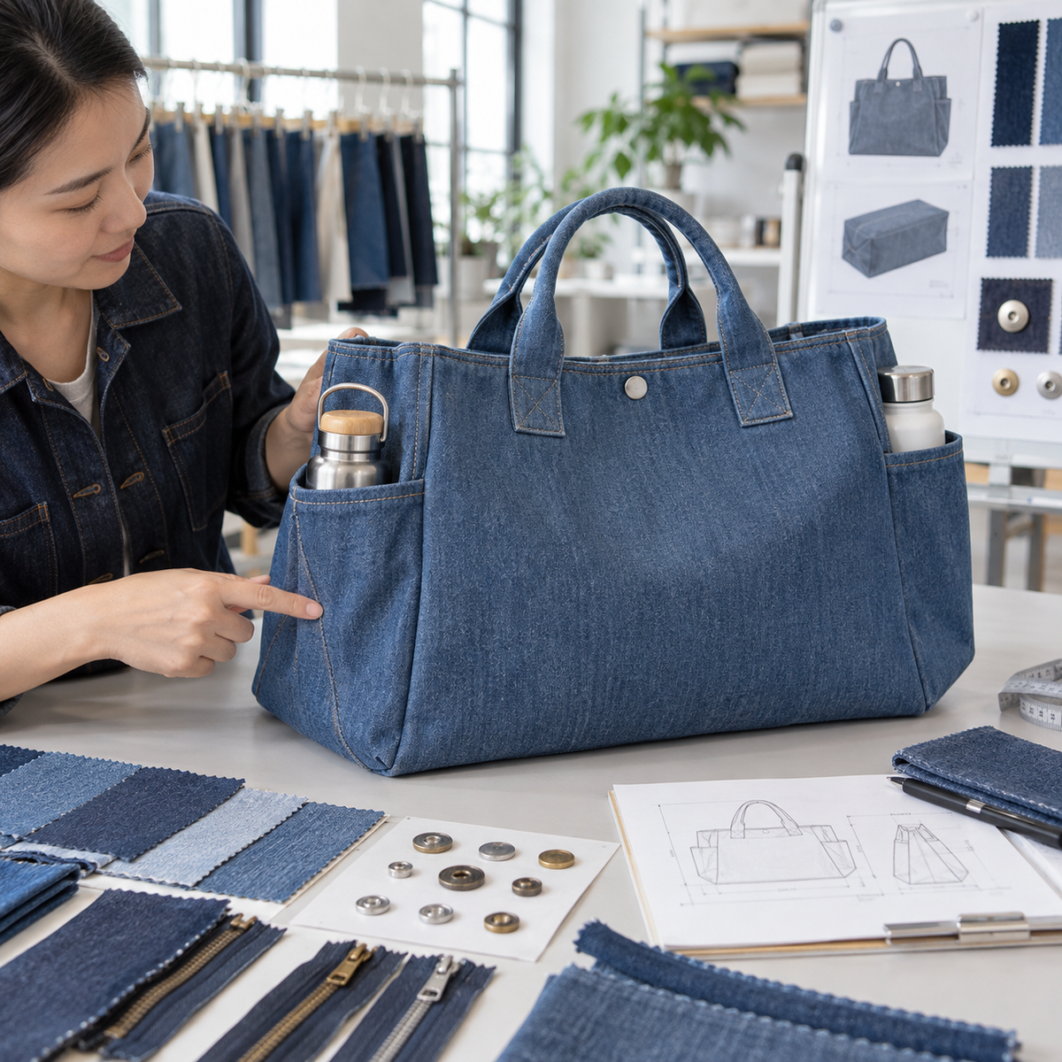 Custom tote bag manufacturing by ToteBag-Factory