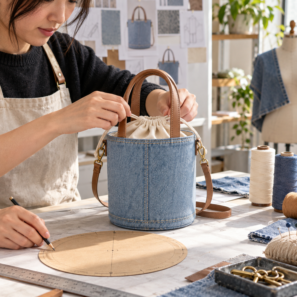 Custom tote bag manufacturing by ToteBag-Factory