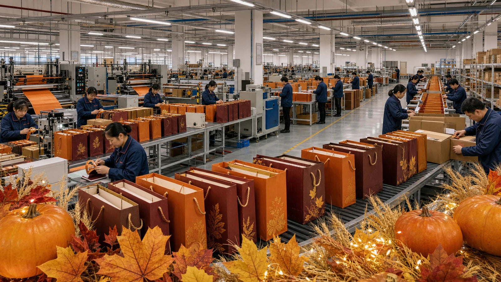 scalable thanksgiving bag production