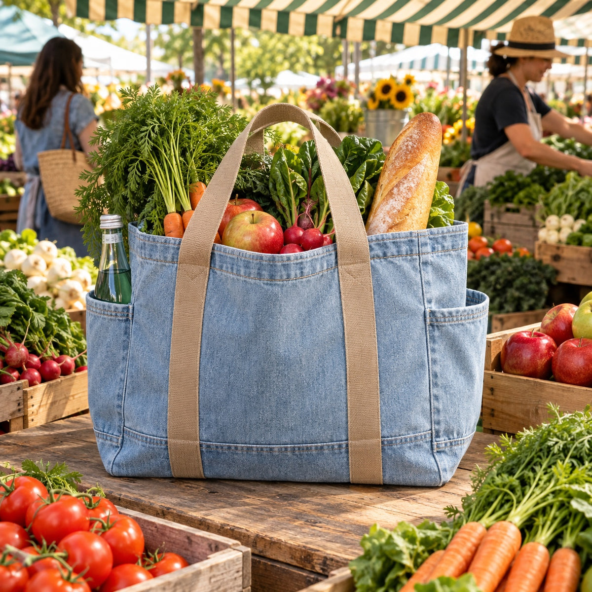 Custom tote bag manufacturing by ToteBag-Factory