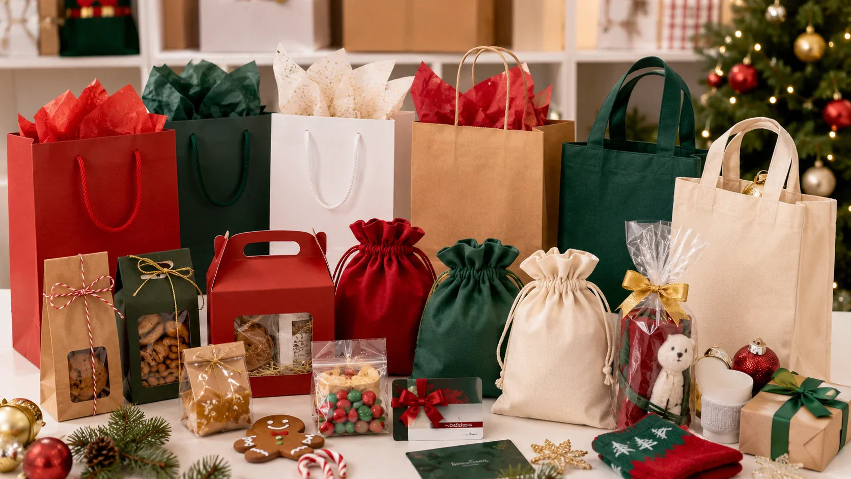 Christmas Party Favor Bags: Bulk Custom Options for Event Suppliers