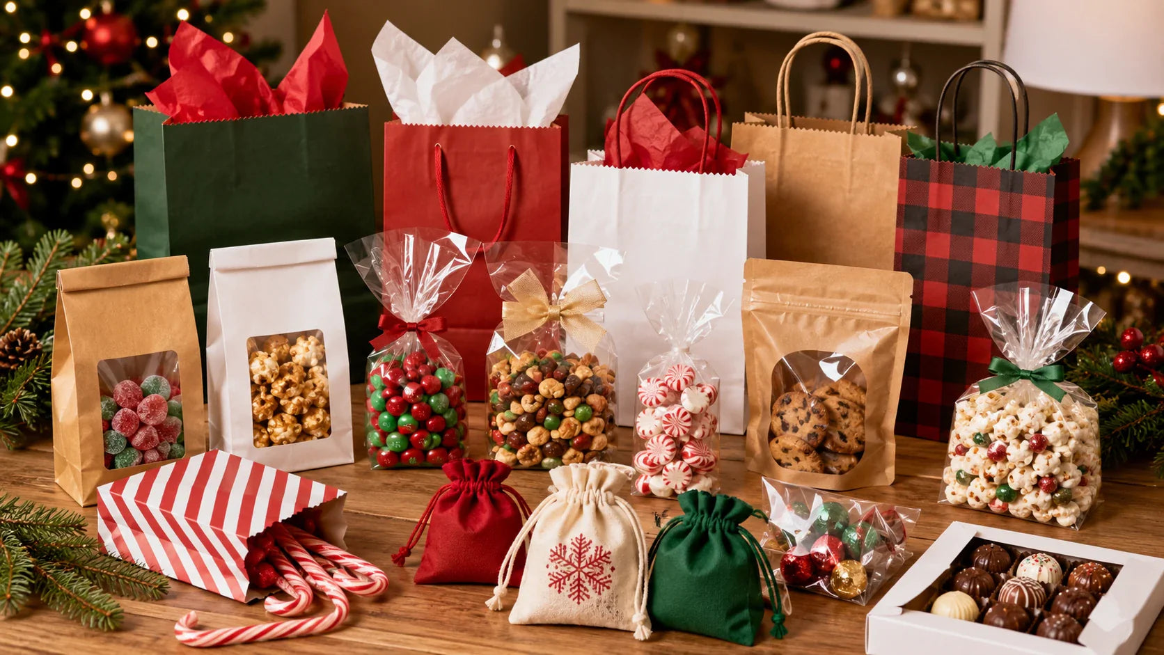 Christmas Gift Bags for Small Business: Affordable Custom Packaging Ideas