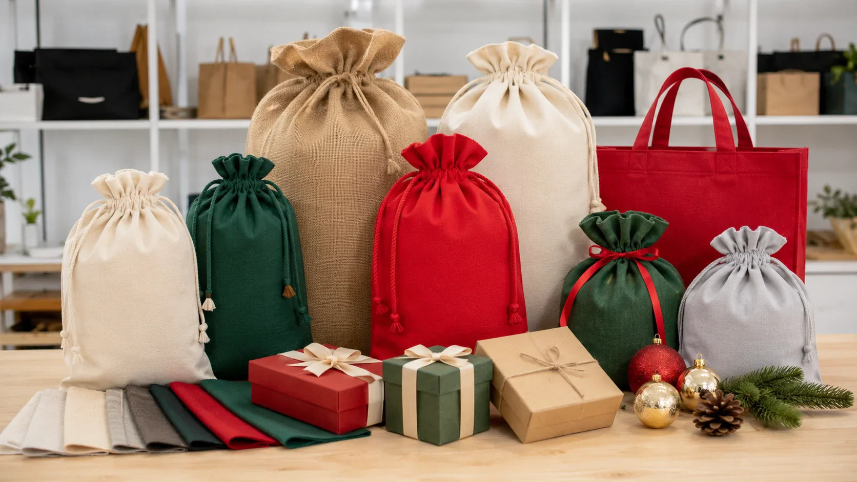 Christmas Gift Bags for Clients: Premium Packaging for Business Gifting