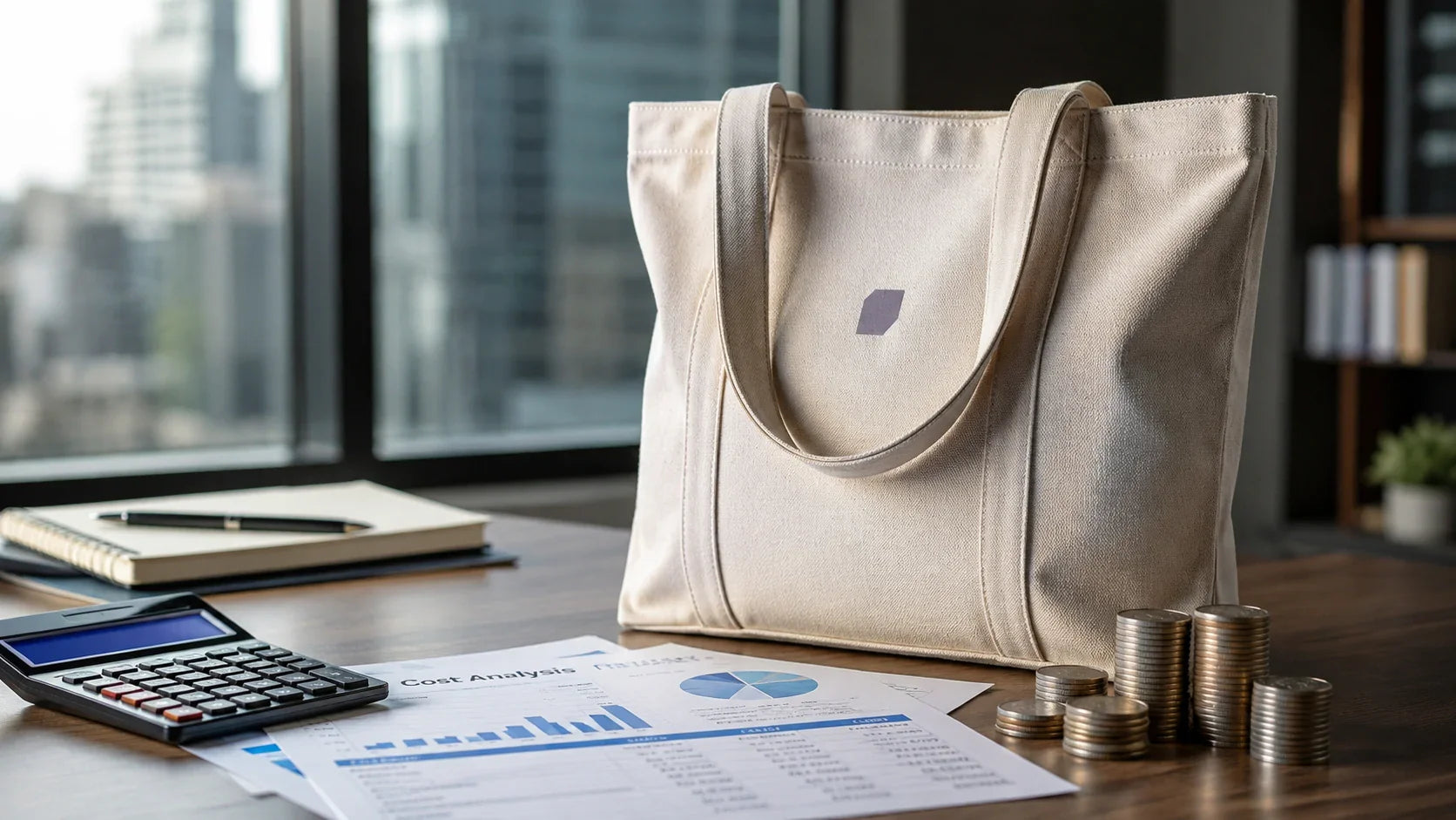 Financial cost analysis of premium Tote Bags Custom Logo for B2B procurement.