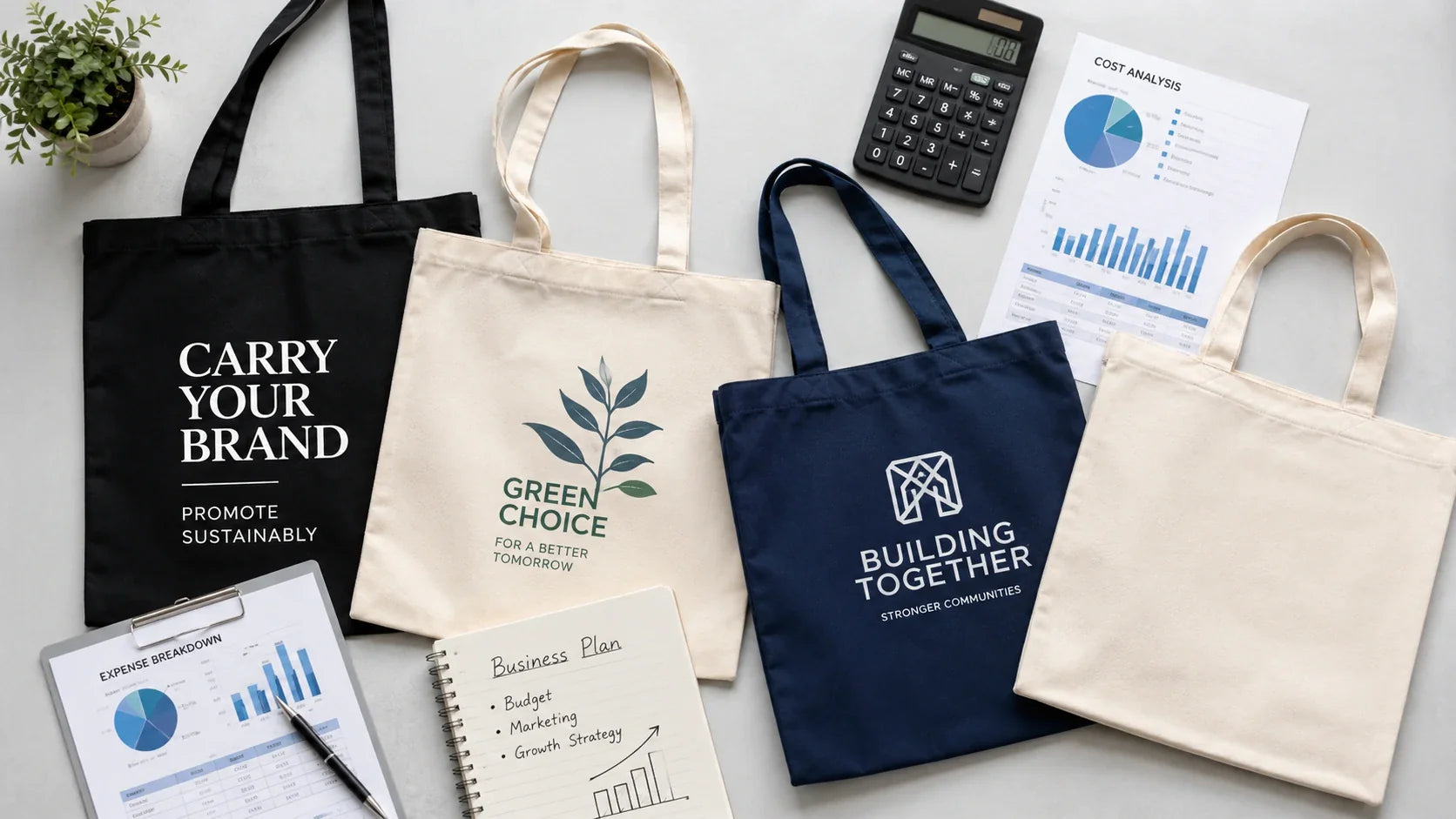 Cost analysis and budget planning for Custom Printed Tote Bags