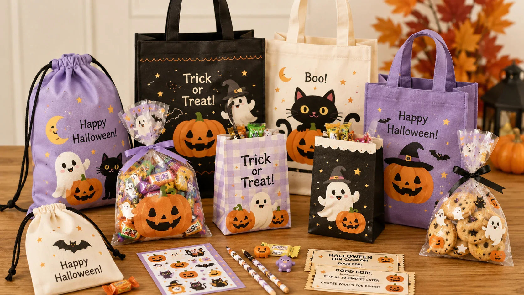 Halloween bags for kids for schools candy brands and events