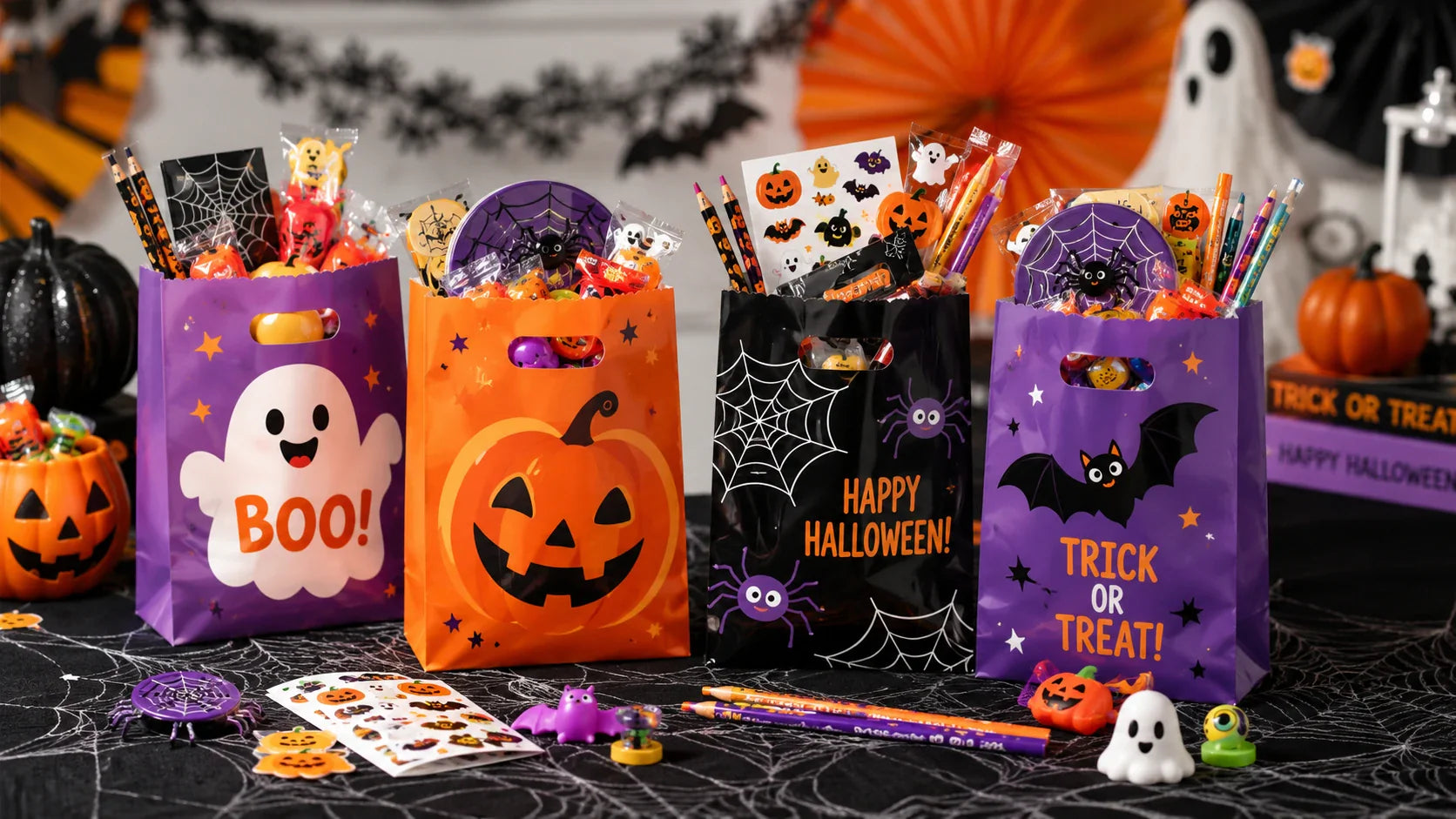 Halloween goodie bags for parties schools and seasonal giveaways