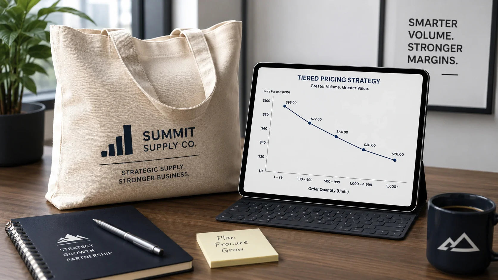 Understanding pricing tiers and economies of scale for bulk custom printed reusable bags.