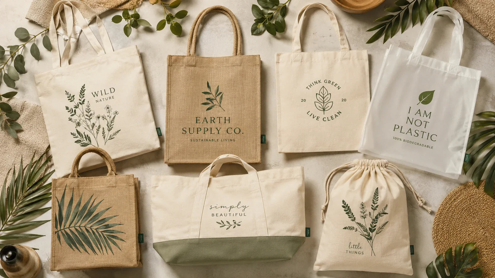 Top 7 eco-friendly custom printed tote bags for sustainable brands