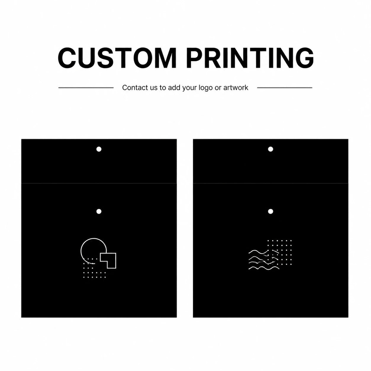 Custom non-woven envelope bag printing examples