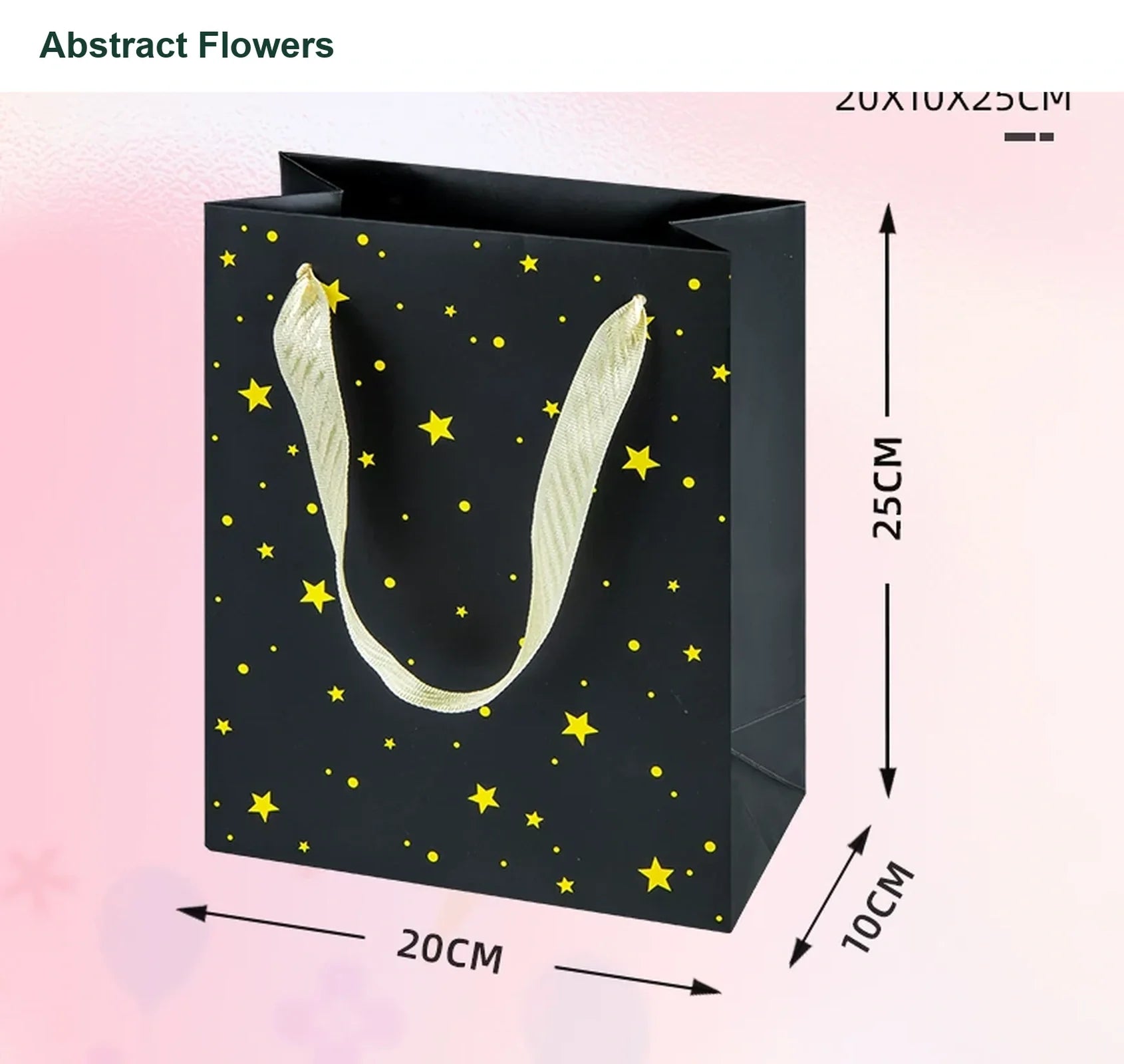 250gsm Cardstock Christmas and Occasion Gift Bags with Ribbon Handles – option 641669958