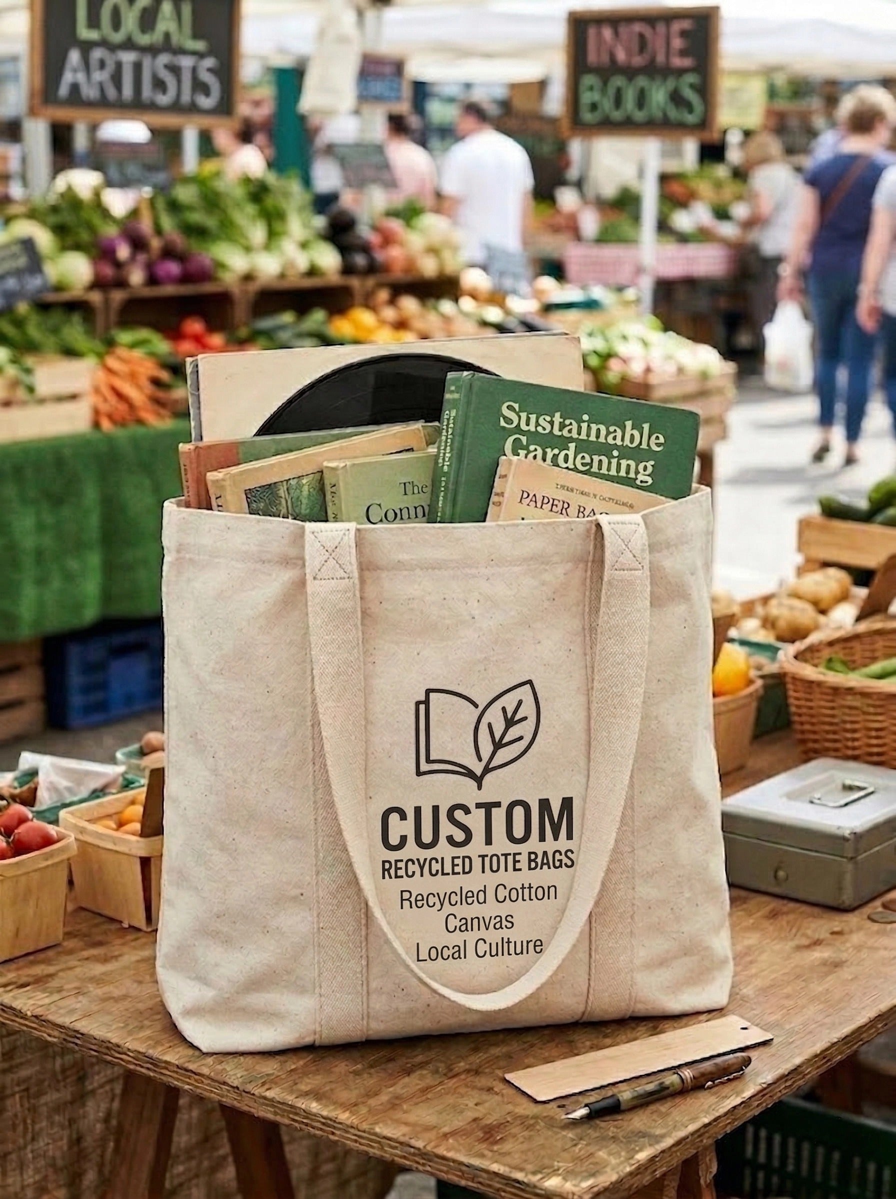 Bolsas recicladas personalizadas
