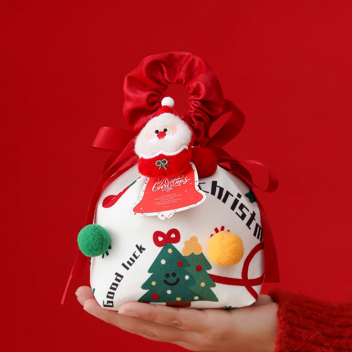 Oval Christmas Gift Bags with Carry Handles – variant 41650020980