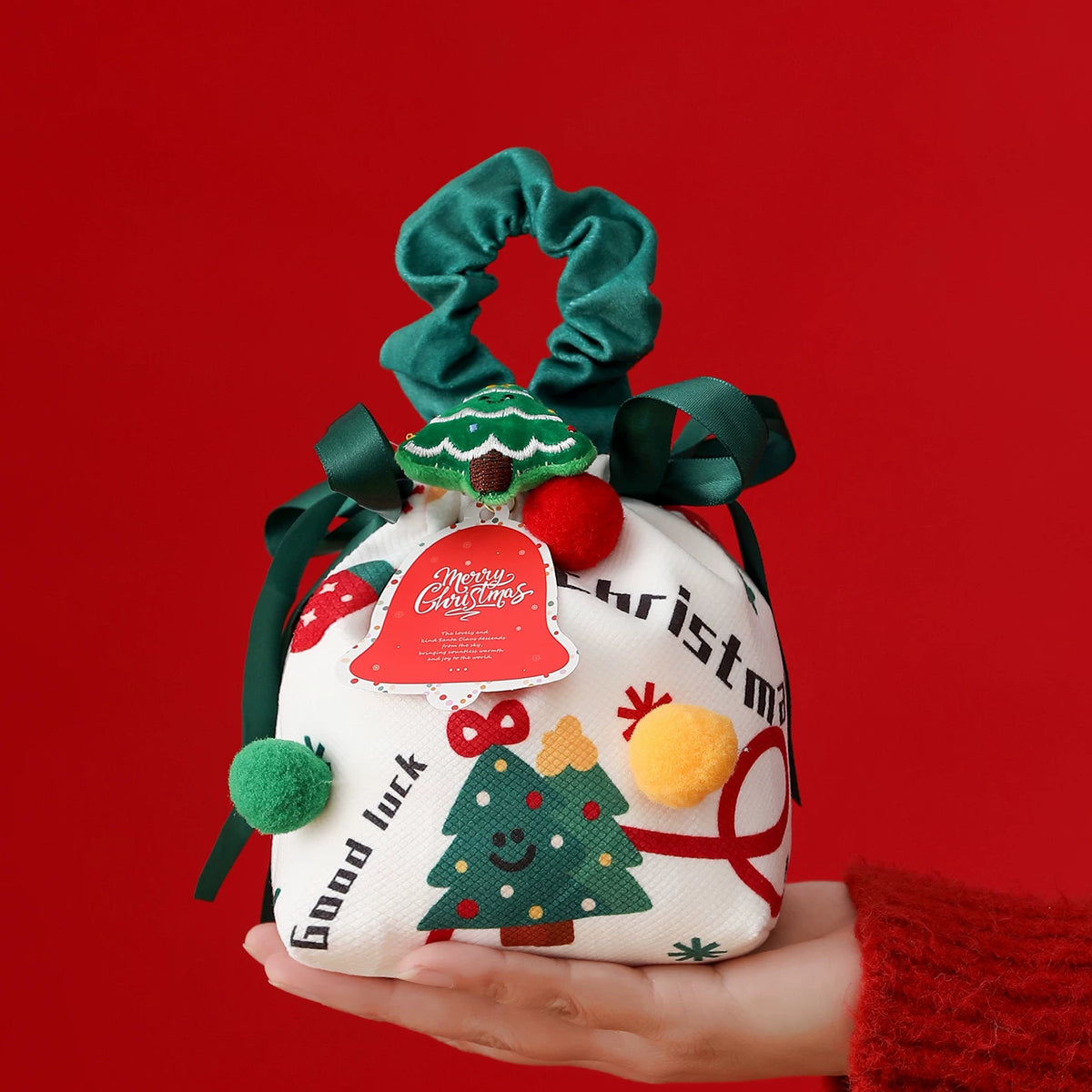 Oval Christmas Gift Bags with Carry Handles – variant 41650020981