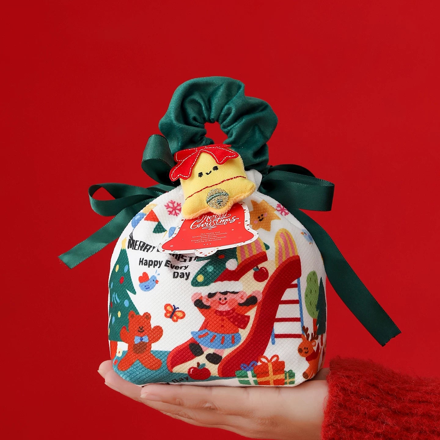 Oval Christmas Gift Bags with Carry Handles – variant 41650099028