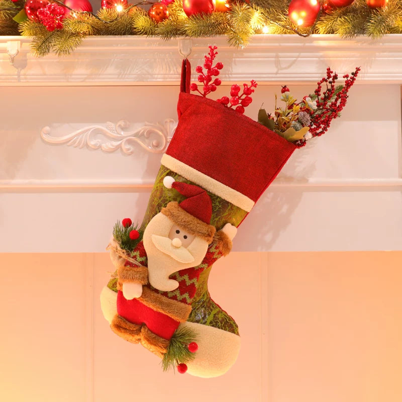 Christmas Stockings for Gifts and Fireplace Decor – variant 6138314069