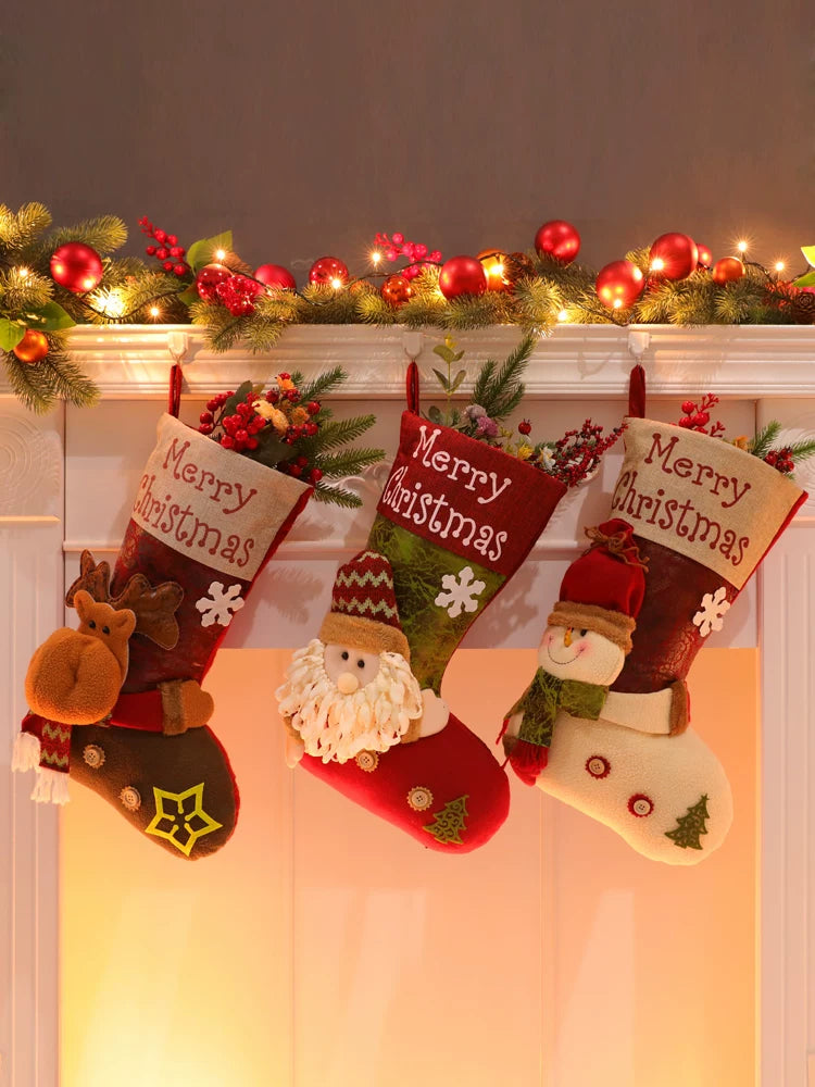 Christmas Stockings for Gifts and Fireplace Decor – gallery 01