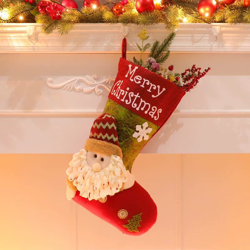 Christmas Stockings for Gifts and Fireplace Decor – variant 6138314066