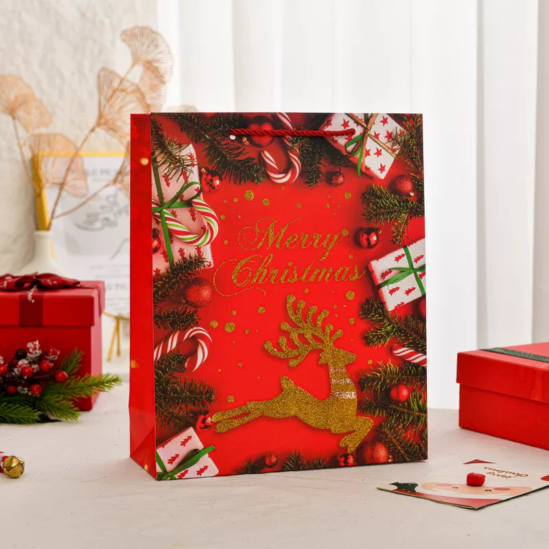 Large Christmas Paper Gift Bags with Rope Handles – variant 33444621261