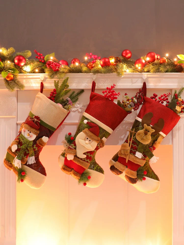 Christmas Stockings for Gifts and Fireplace Decor – gallery 02