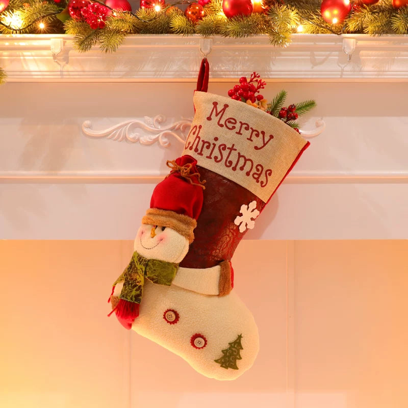 Christmas Stockings for Gifts and Fireplace Decor – variant 6138314067
