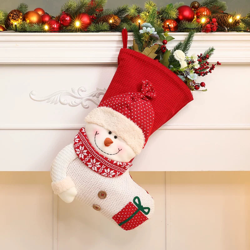 Christmas Stockings for Gifts and Fireplace Decor – variant 13966350542