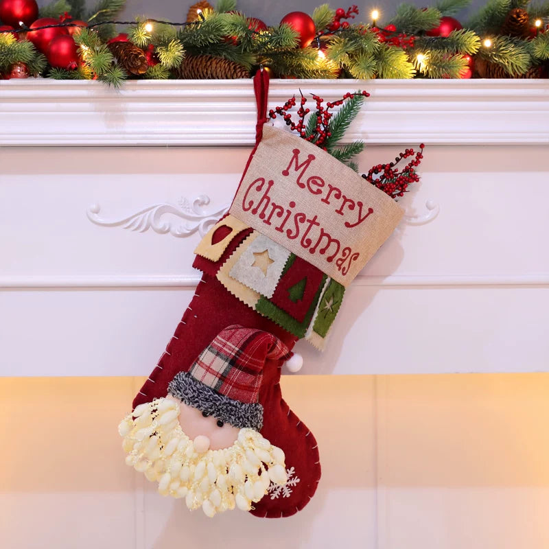 Christmas Stockings for Gifts and Fireplace Decor – variant 10520653433