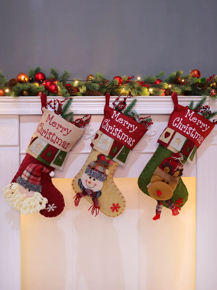 Christmas Stockings for Gifts and Fireplace Decor – gallery 05