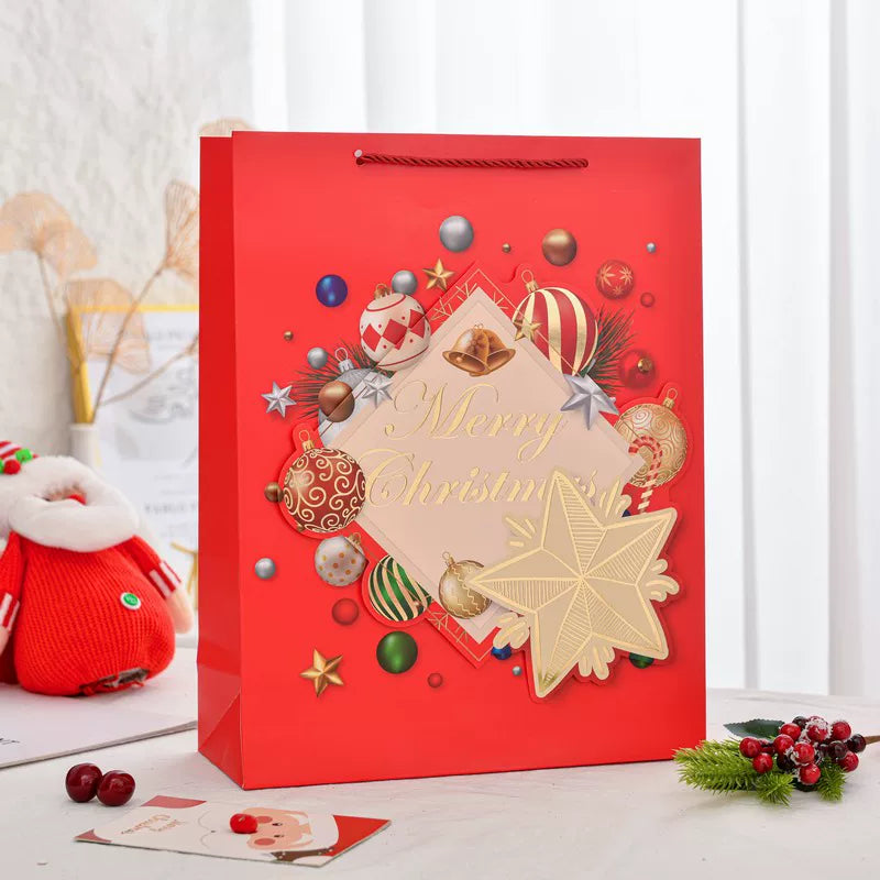 Large Christmas Paper Gift Bags with Rope Handles – variant 33444621269