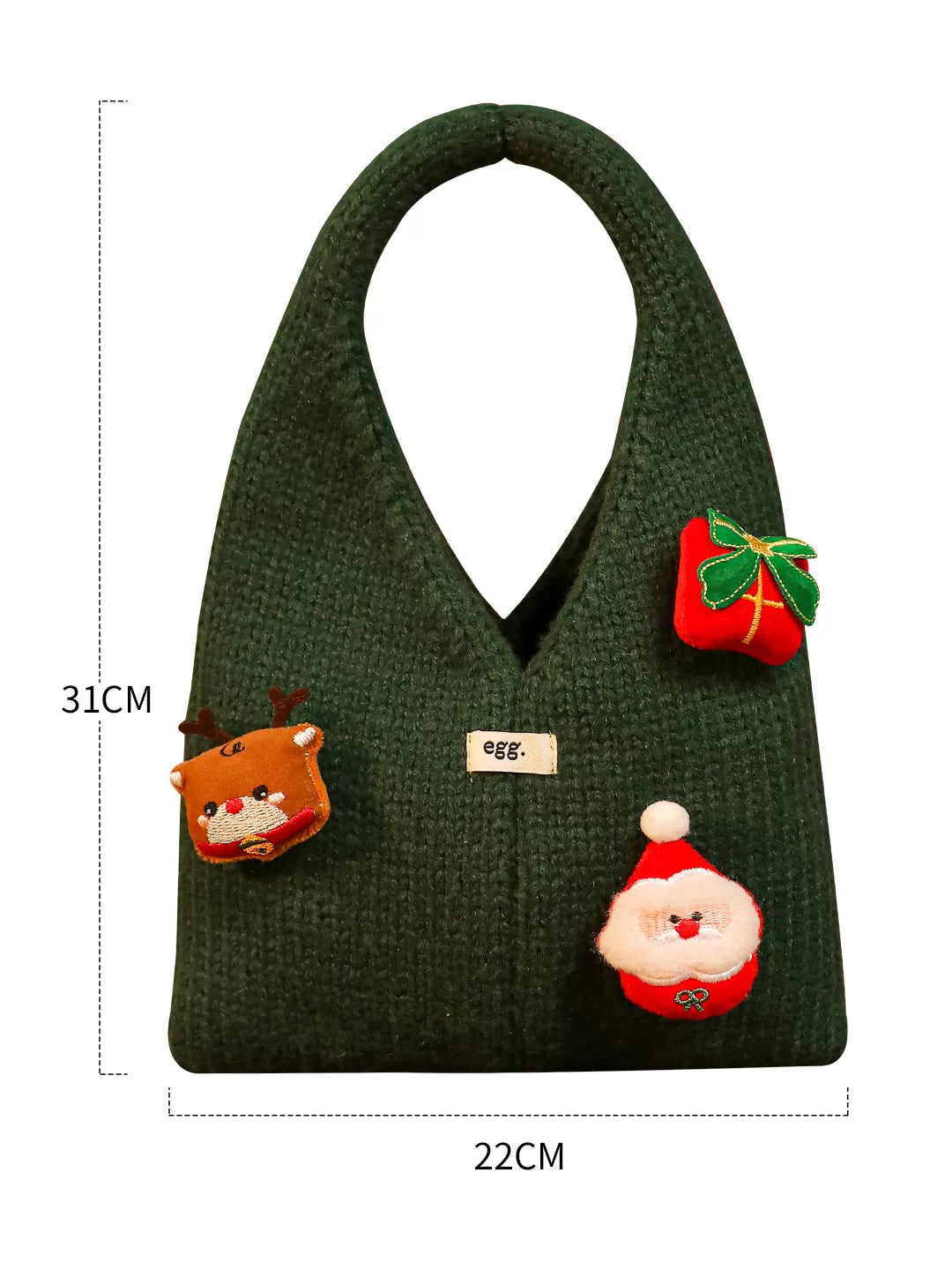 Hand-Crocheted Christmas Gift Bags with Carry Handles – gallery 05
