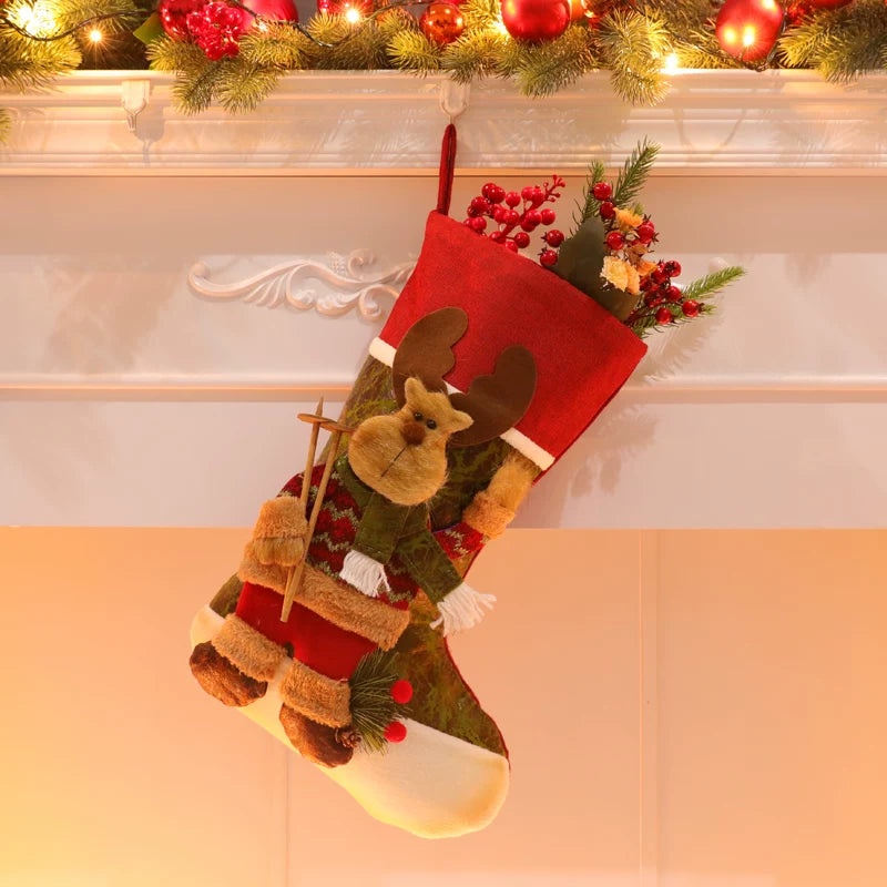 Christmas Stockings for Gifts and Fireplace Decor – variant 6138314071