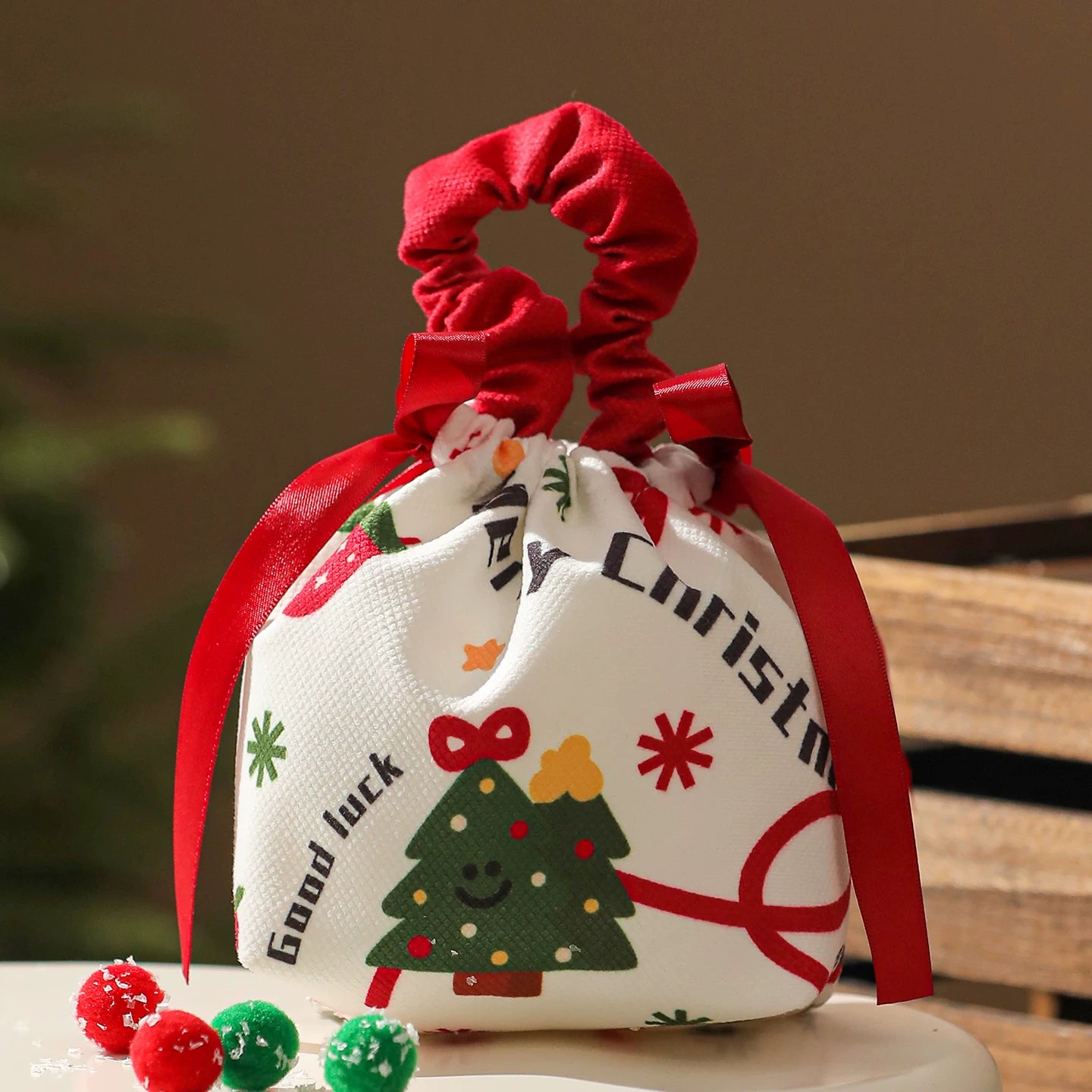 Oval Christmas Gift Bags with Carry Handles – variant 41650020973