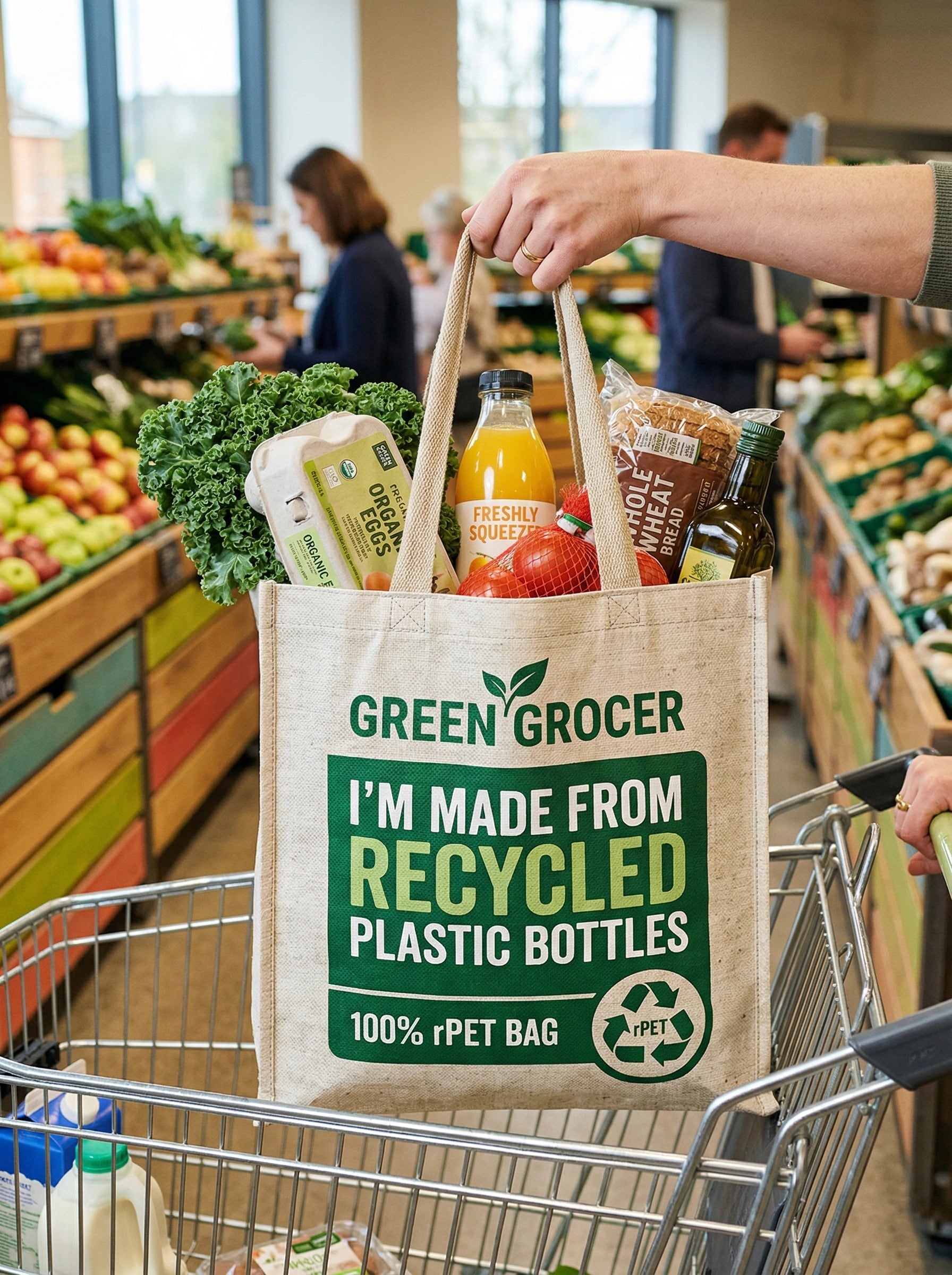 Bolsas de tela recicladas