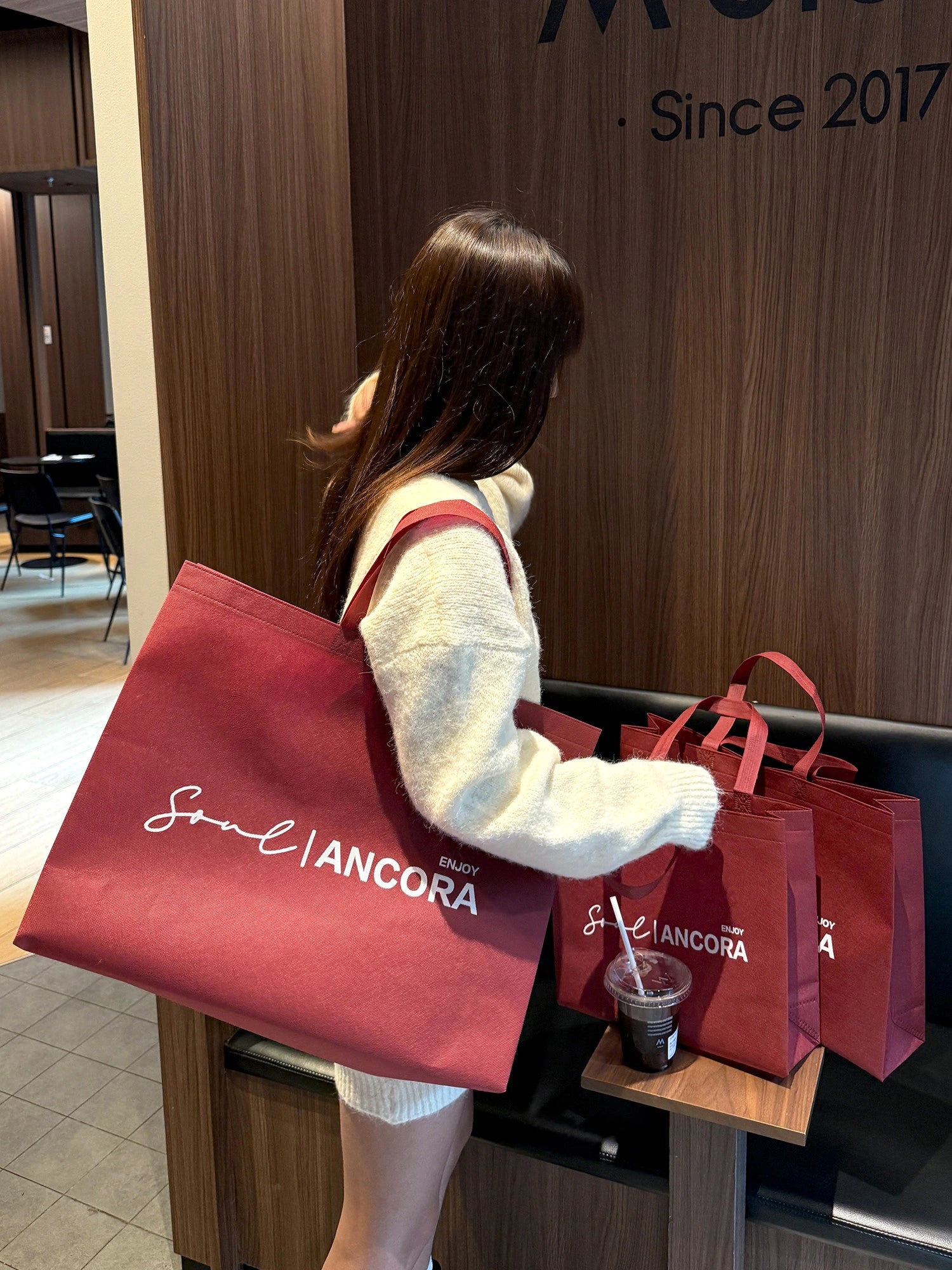Ancora-Red Non-Woven Tote Bags — 17 Styles product view 1