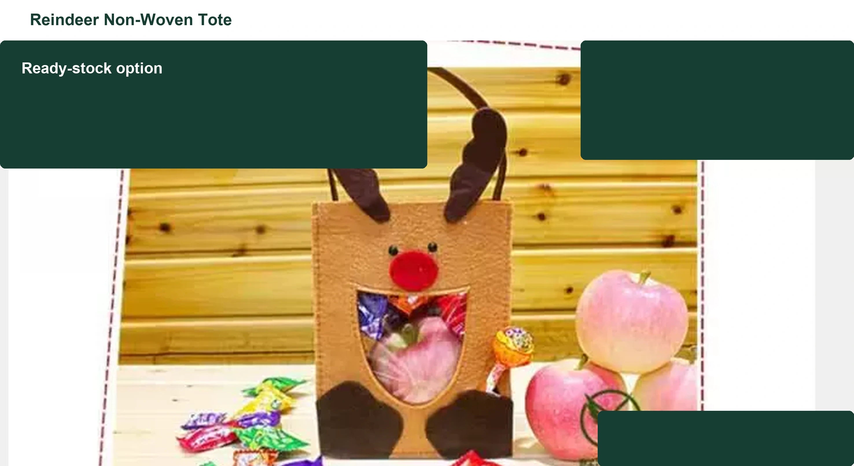 Assorted Felt and Knitted Christmas Apple Gift Bags – option 29348630449