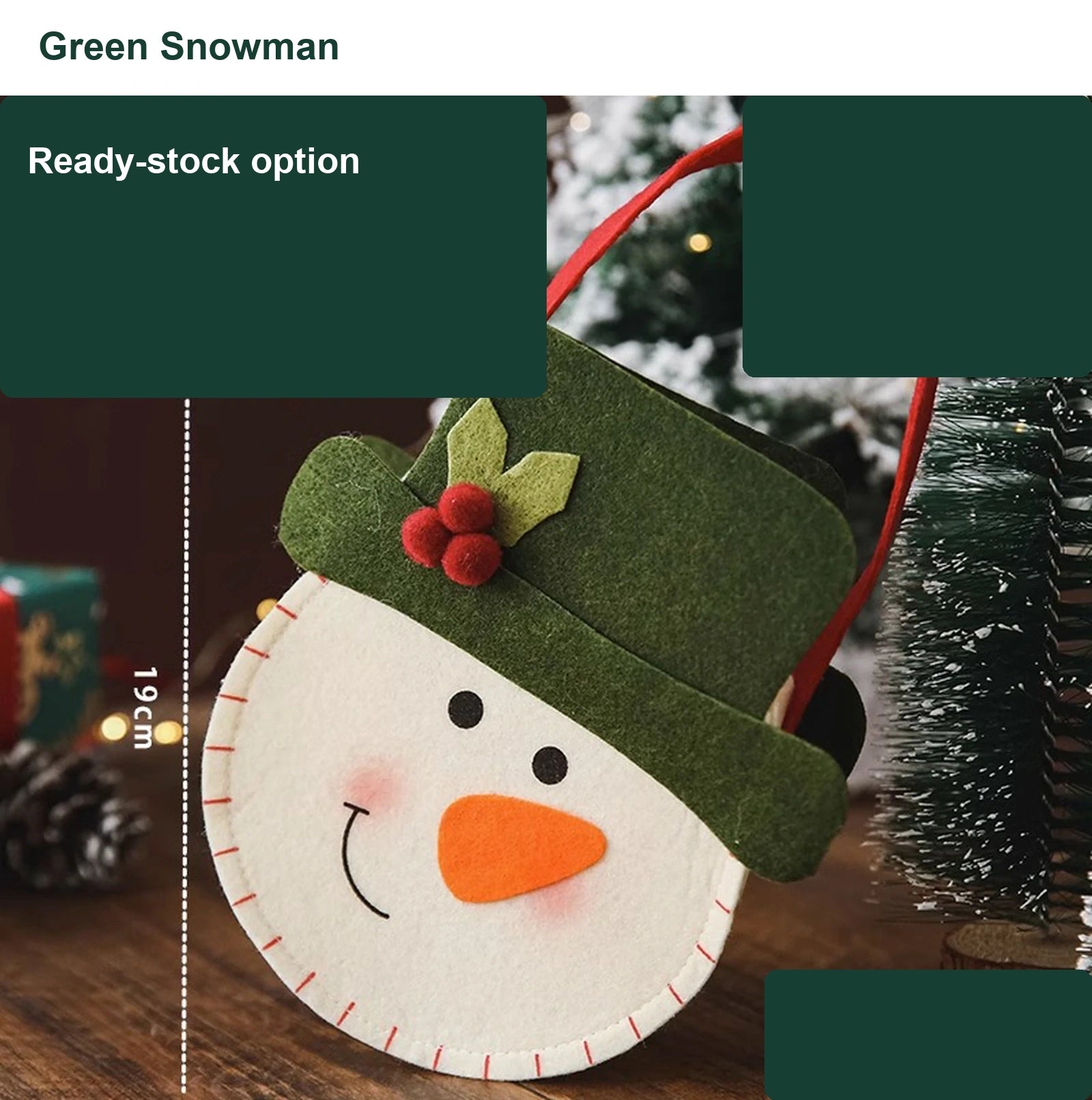 Assorted Felt and Knitted Christmas Apple Gift Bags – option 382354646