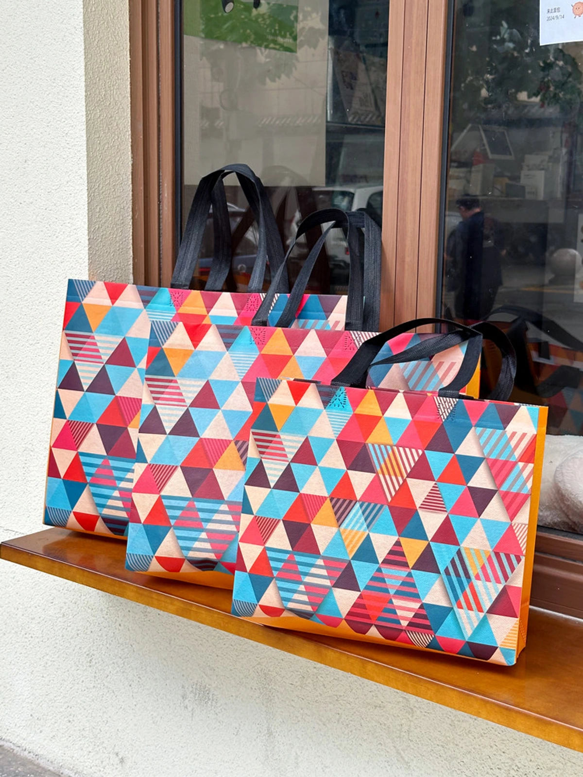 Bohemian Print Non-Woven Tote Bags — 1 Style product view 2