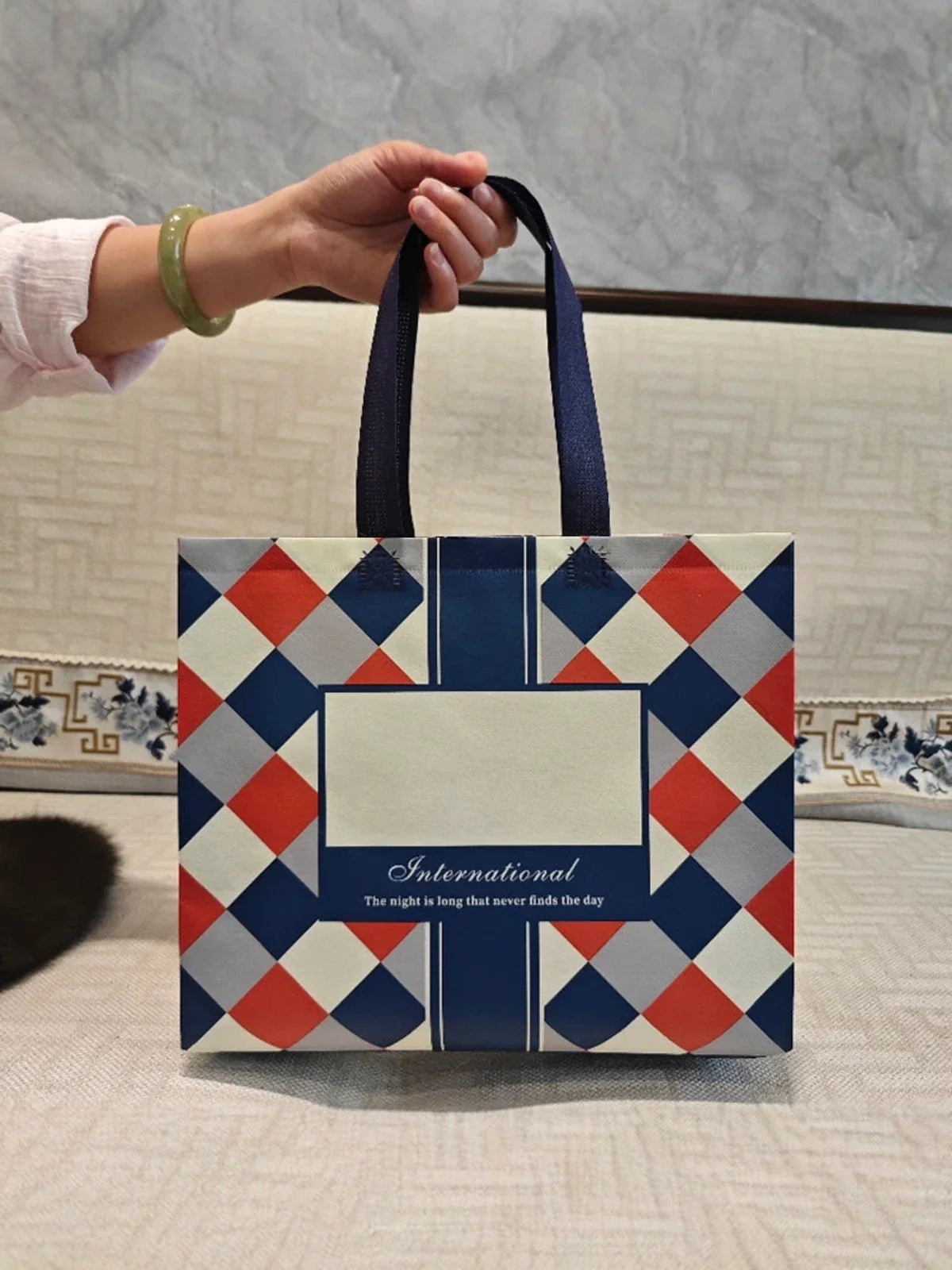 Boutique Laminated Non-Woven Tote Bags — 30 Designs product view 3