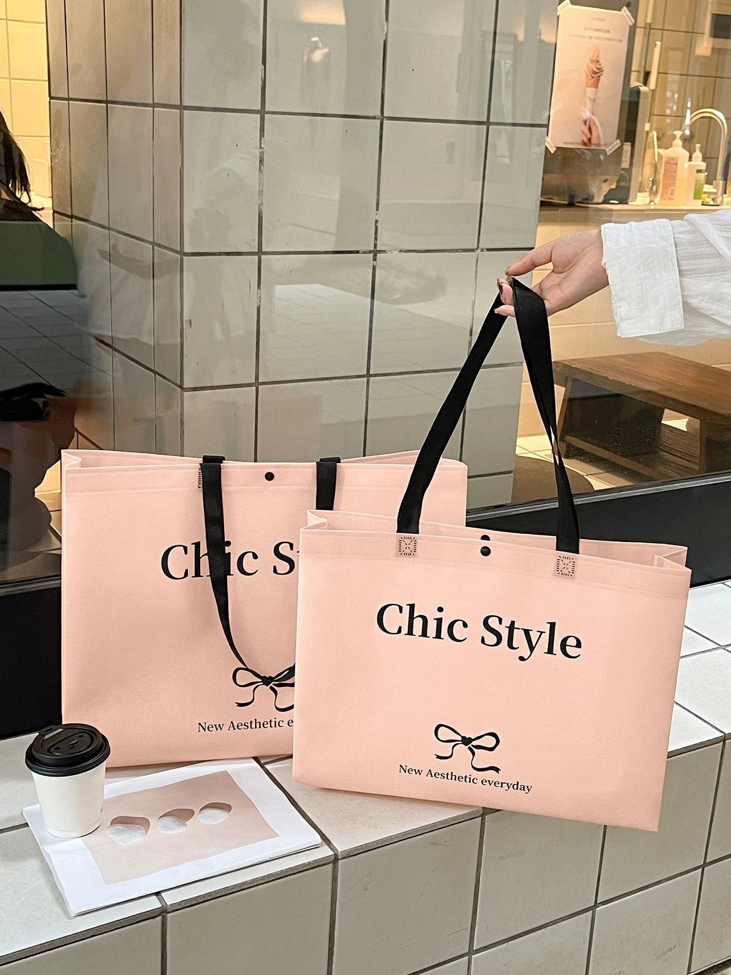 Boutique Non-Woven Garment Packaging Bags — 12 Styles product view 1