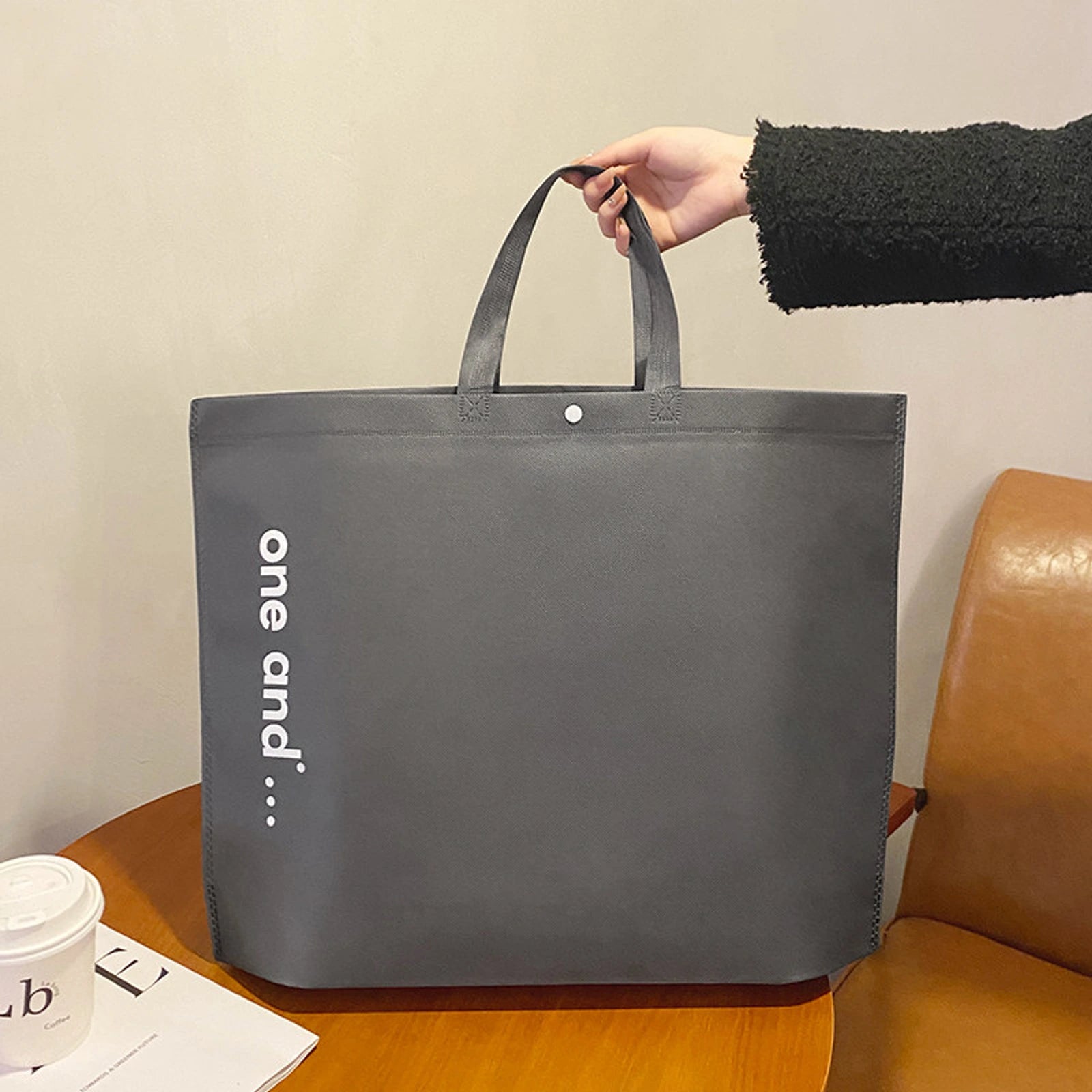 Boutique Non-Woven Garment Packaging Bags — 13 Styles — one Gray Tote
