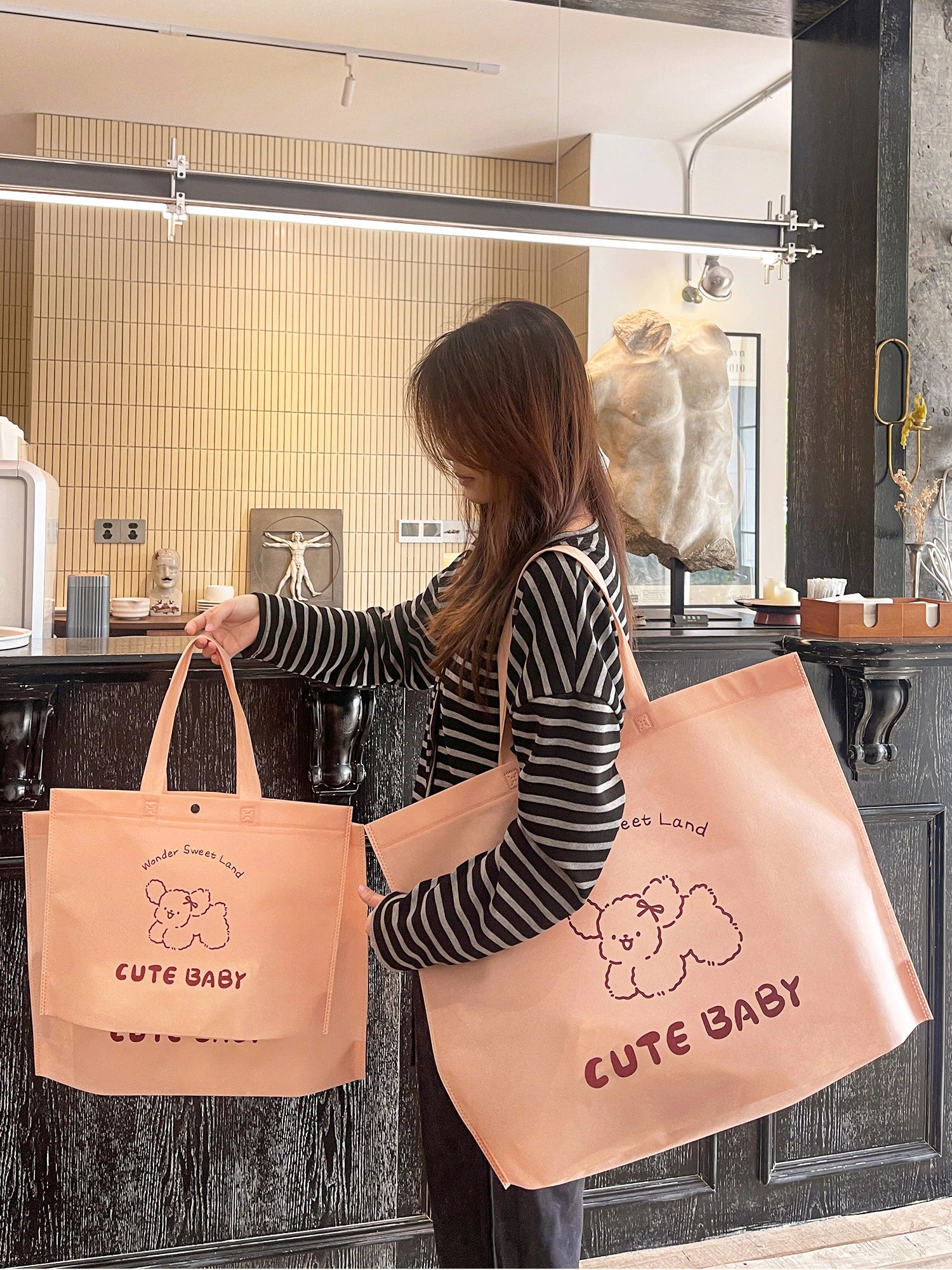 Boutique Non-Woven Garment Packaging Bags — 22 Styles product view 3