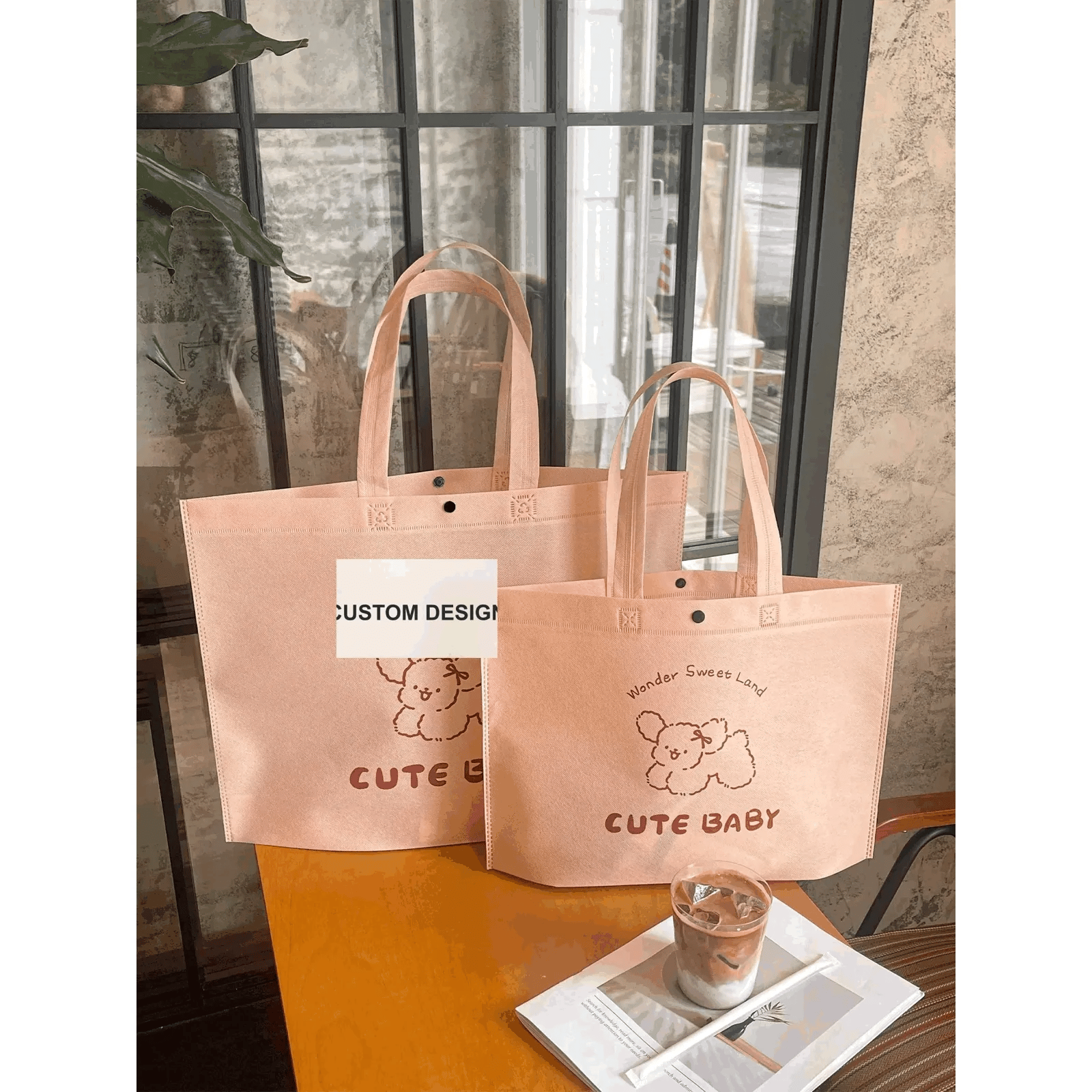 Boutique Non-Woven Garment Packaging Bags — 22 Styles animated product view 1
